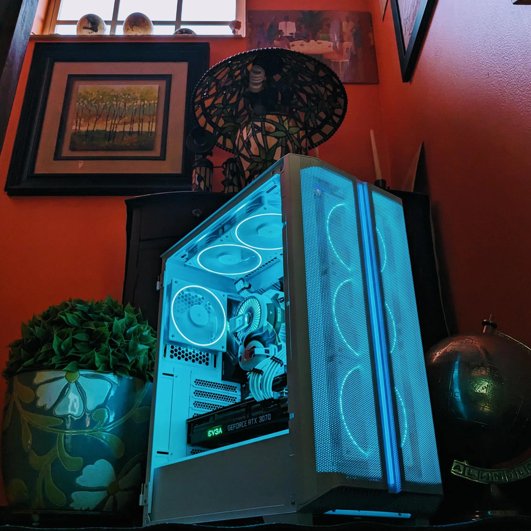 ⚪️1080p-1440p Gaming PC💥|RTX 3070| Ryzen 5| 16GB DDR4 RAM| 1TB NVMe SSD| Windows 11