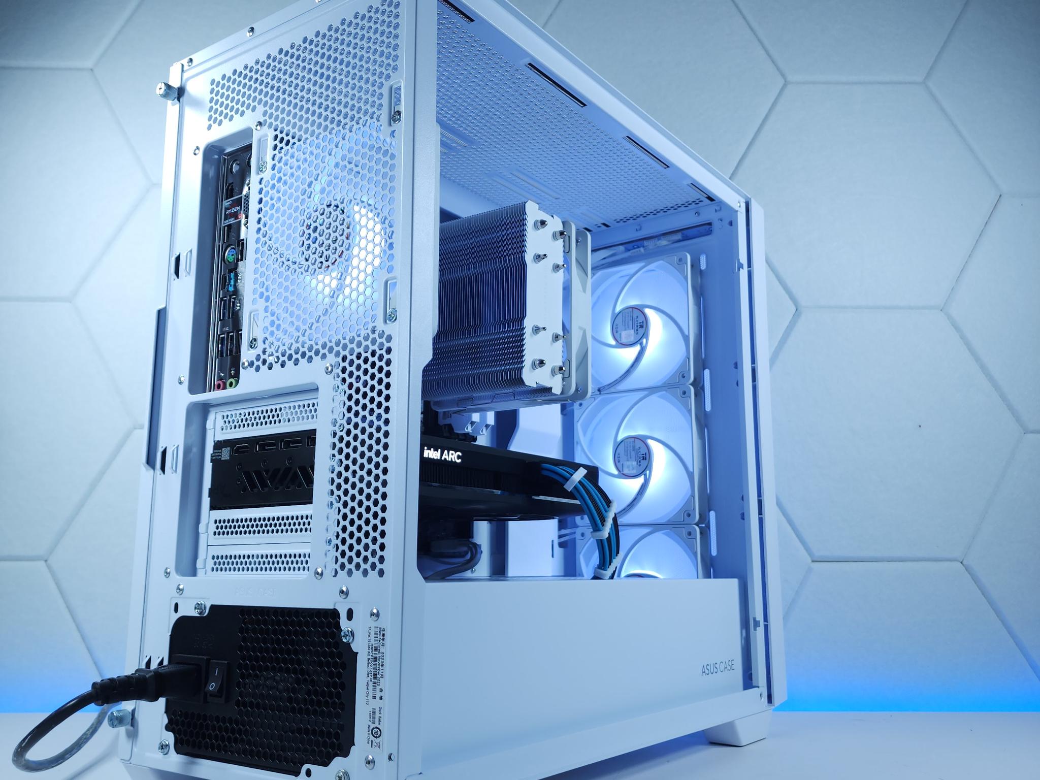🤍🤍1080p Gaming | ARC A750 | Ryzen 5 5500 | 32GB 3200MHz | 1TB NVMe SSD