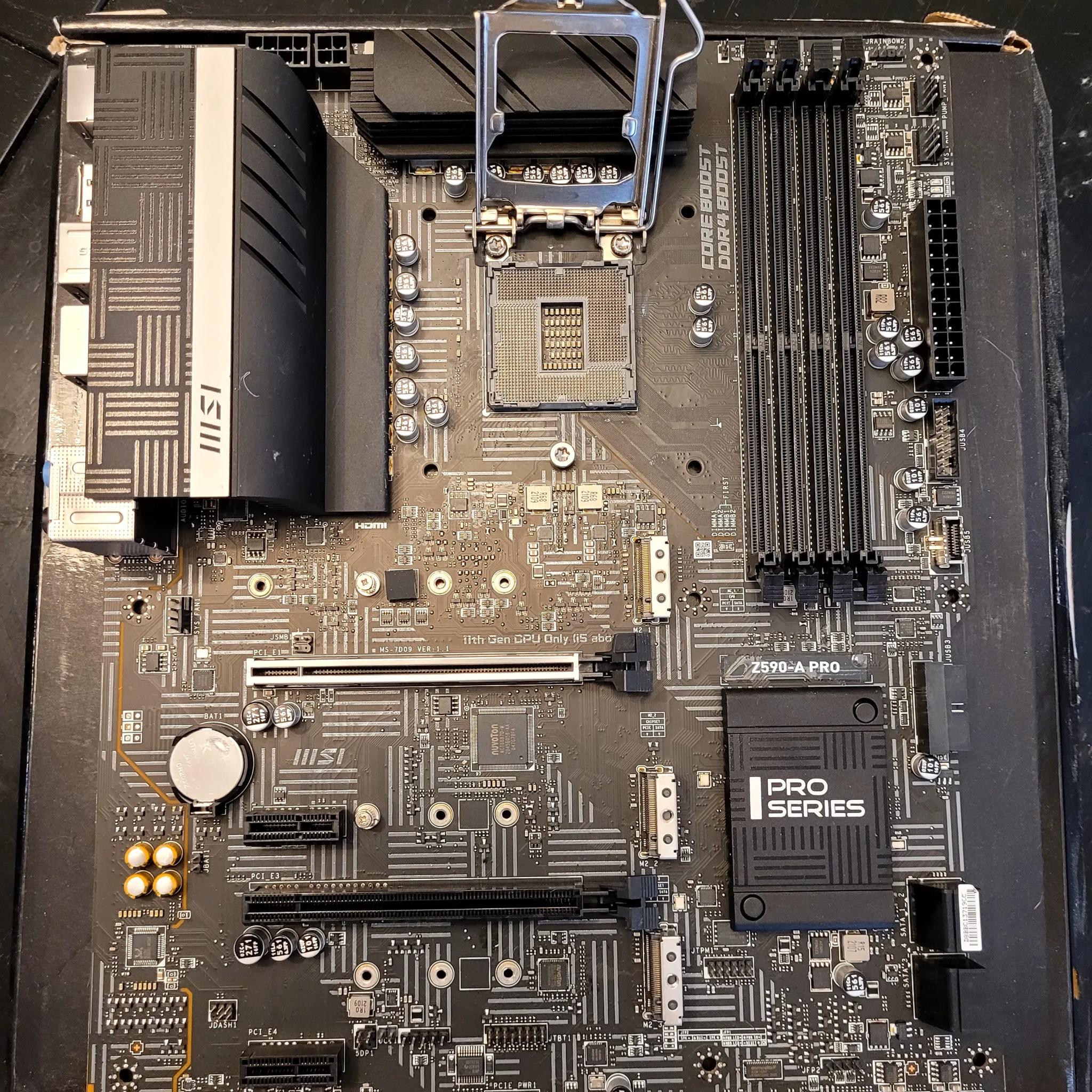 MSI Z590-A Pro **Read Description**