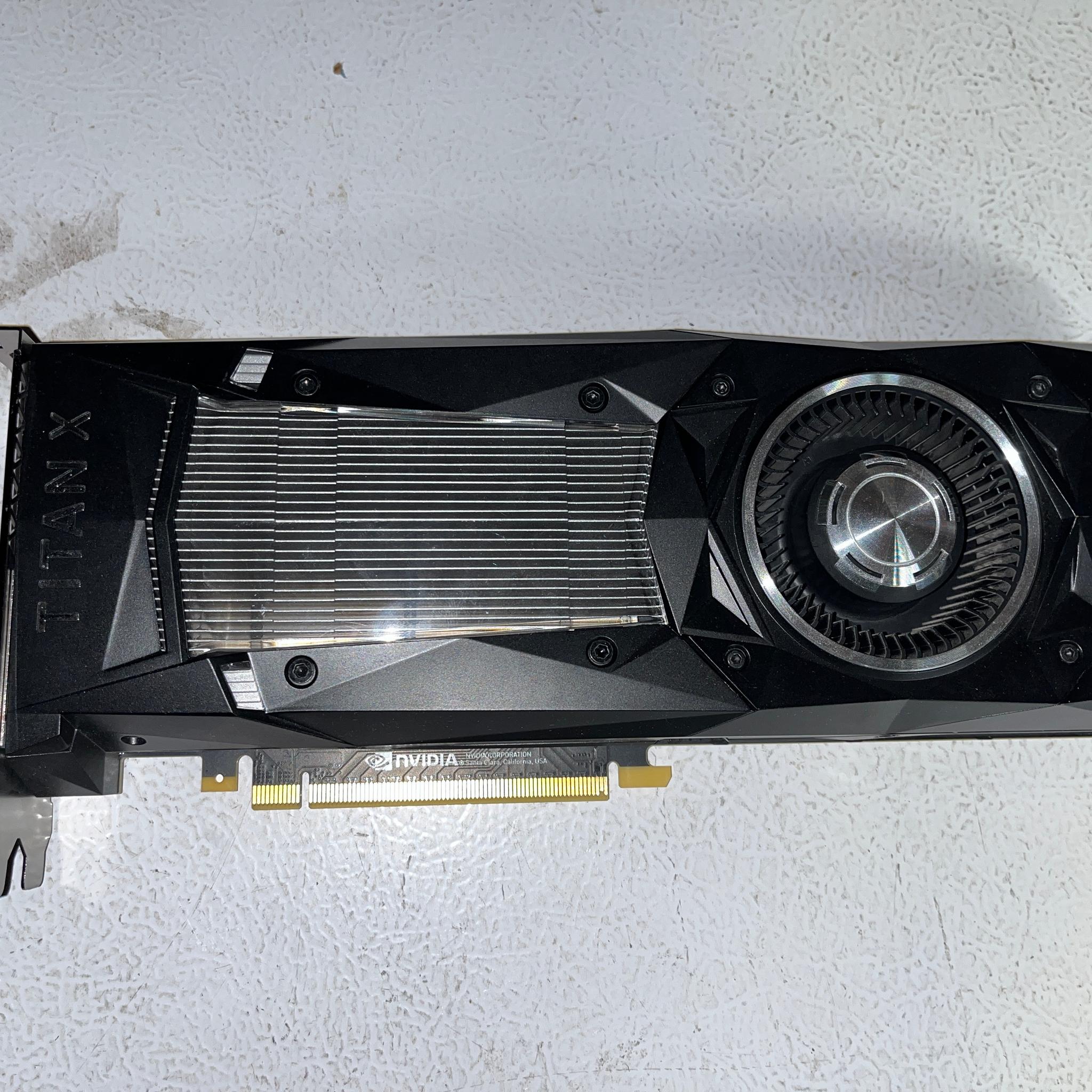 NVIDIA Titan X Pascal 12GB GDDR5X – Graphics Card – Tested & Working