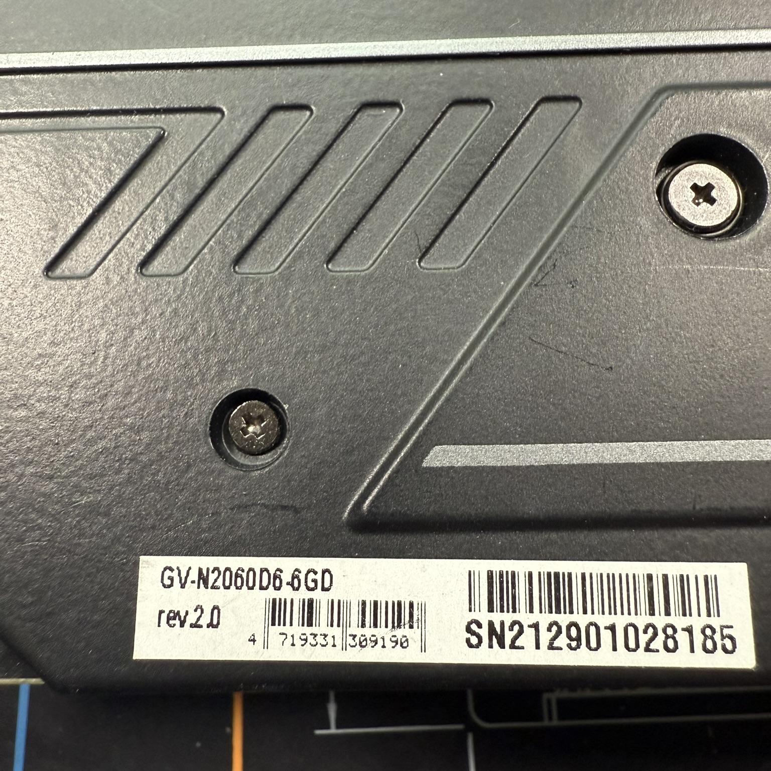 Gigabyte RTX 2060 OC 6gb