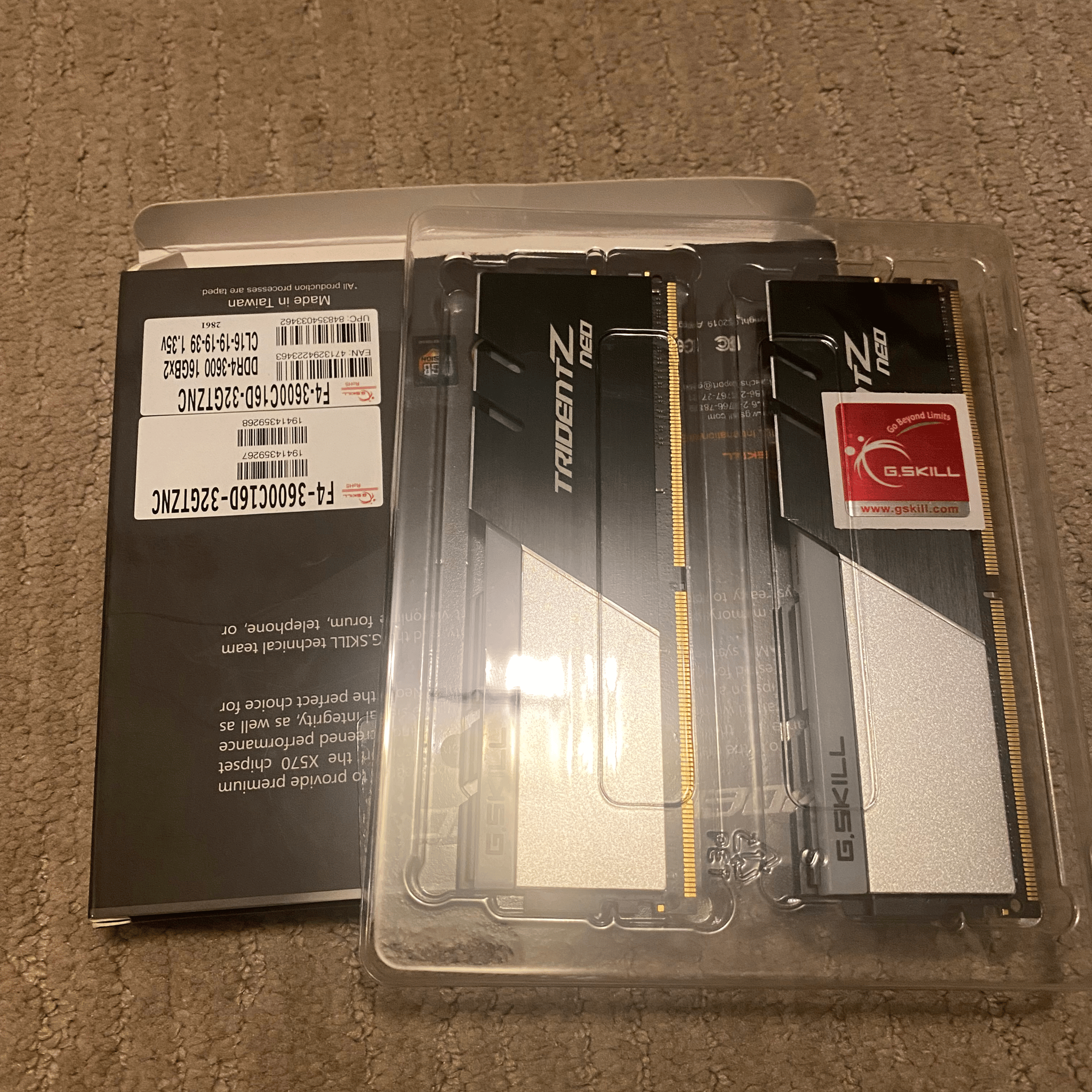 G.Skill Trident Z Neo Series 32GB (2 x 16GB) 