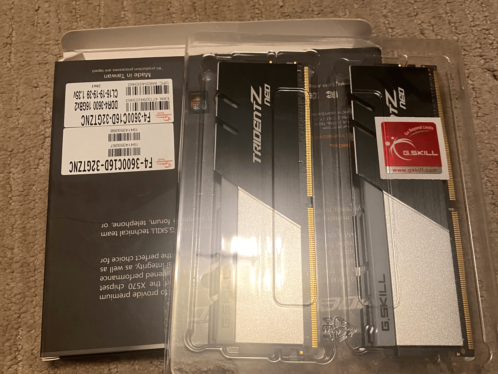 G.Skill Trident Z Neo Series 32GB (2 x 16GB) 
