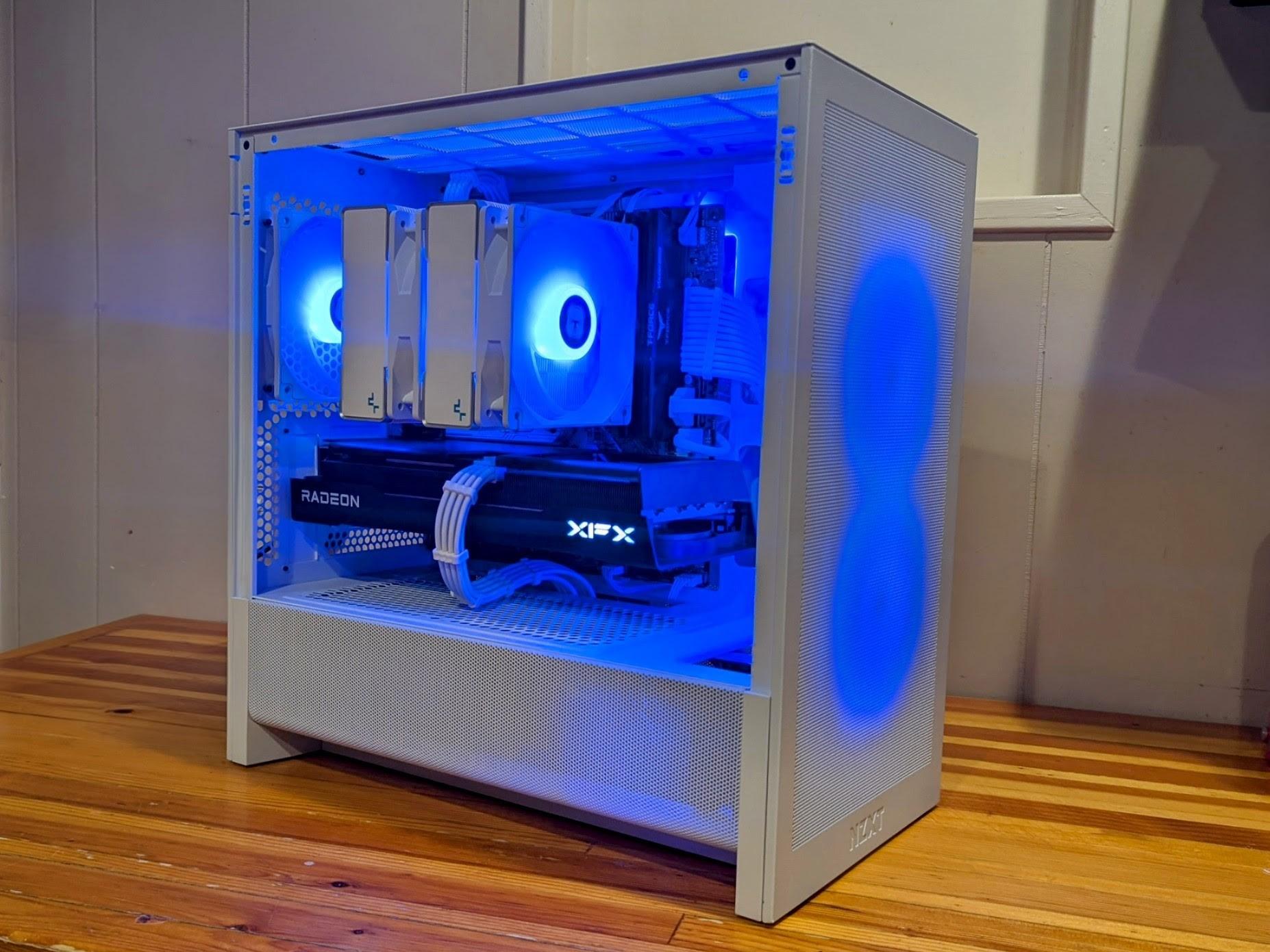 ⚫⚪ Ryzen 5 9600X | RX 9060 XT 16GB | 32GB DDR5 | Black & White ⚪⚫