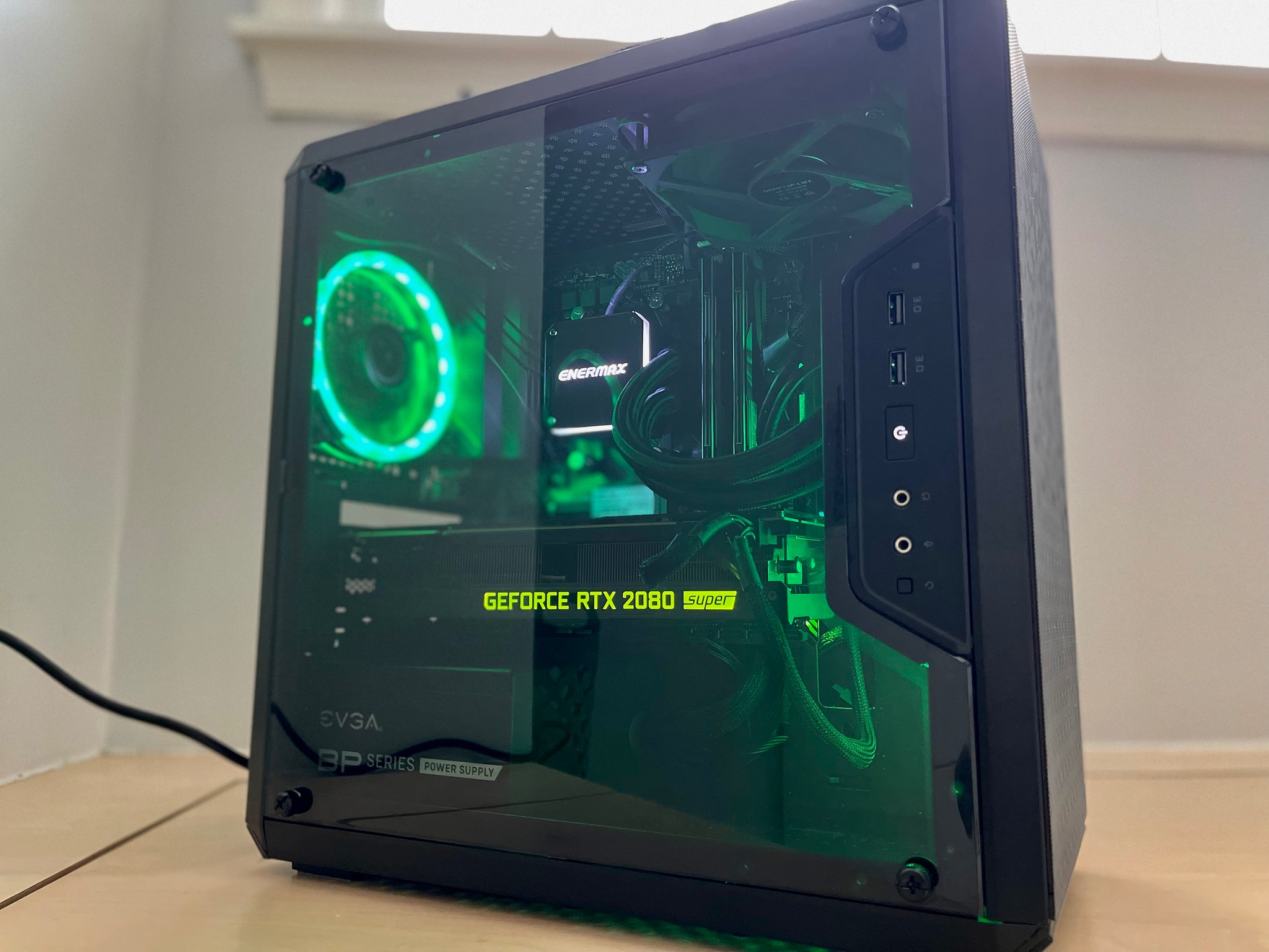 Micro ATX custom built gaming PC 3900X AMD w 2080 Super GPU 