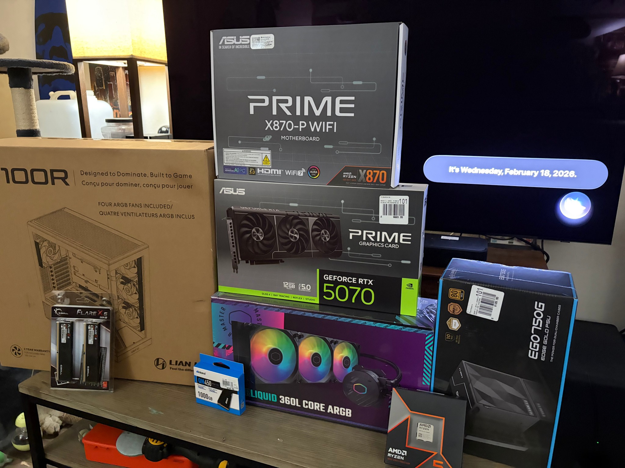 RTX 5070 | Ryzen 9600X | 32GB DDR5 | 1TB NVMe | ASUS PRIME ecosystem build