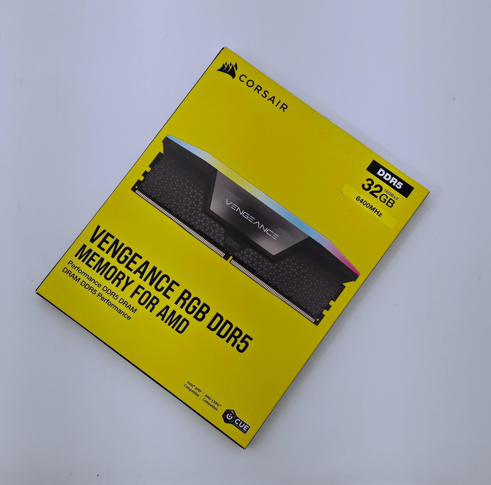 Corsair Vengeance RGB 32GB (2x16GB) DDR5-6400 CL32 RAM KIT Sealed NEW