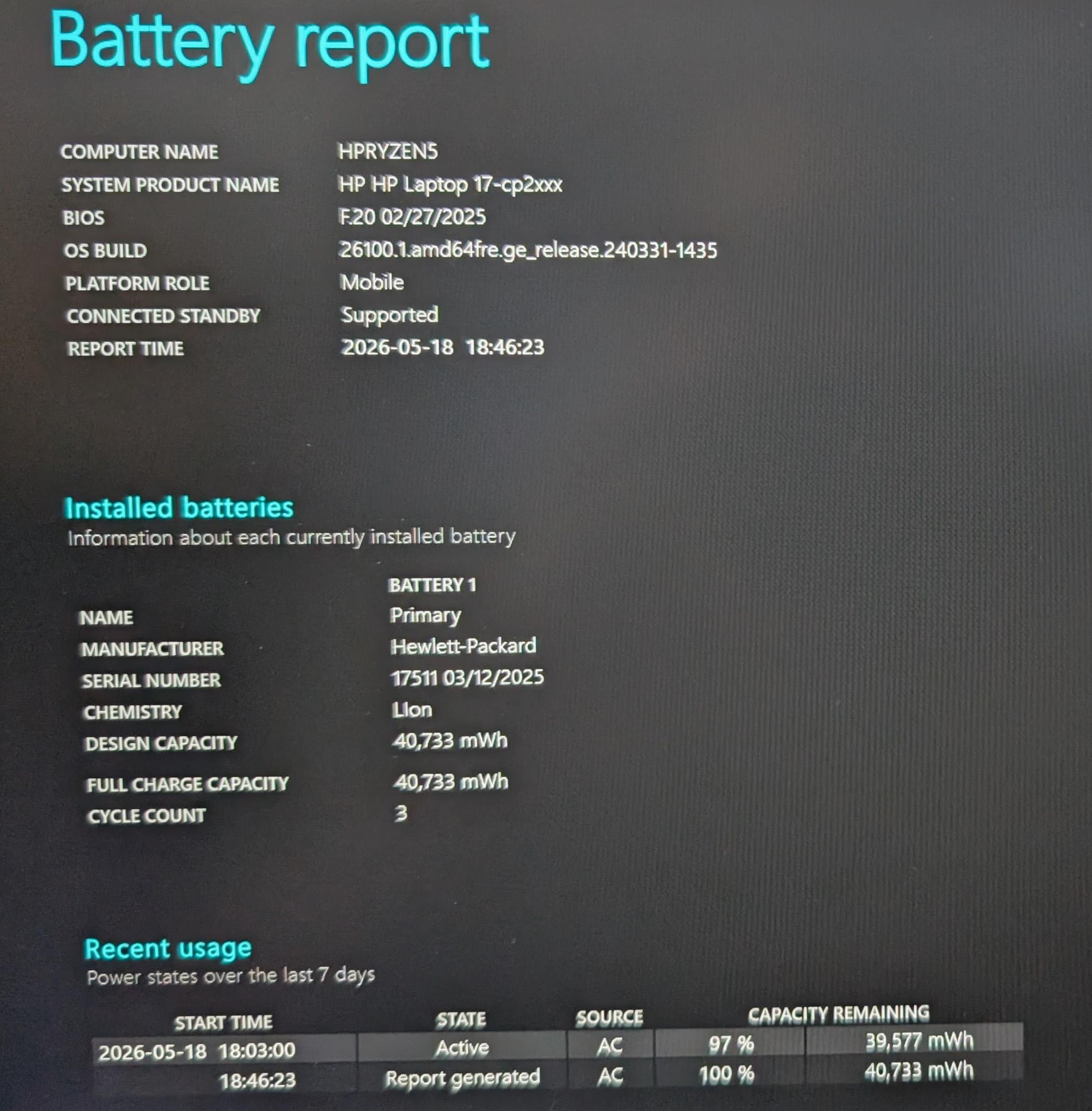 HP 17.3" Laptop 17-cp2025dx – Ryzen 5, 8GB RAM, 512GB SSD, Windows 11