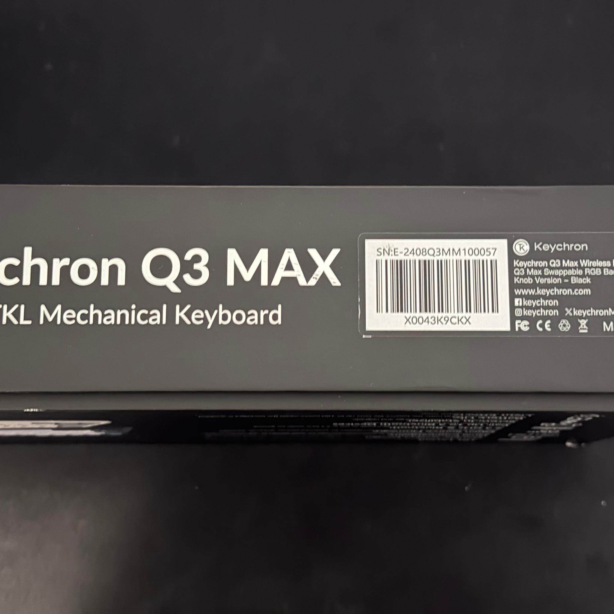 Keychron Q3 Max Wireless RBG Mechanical Keyboard