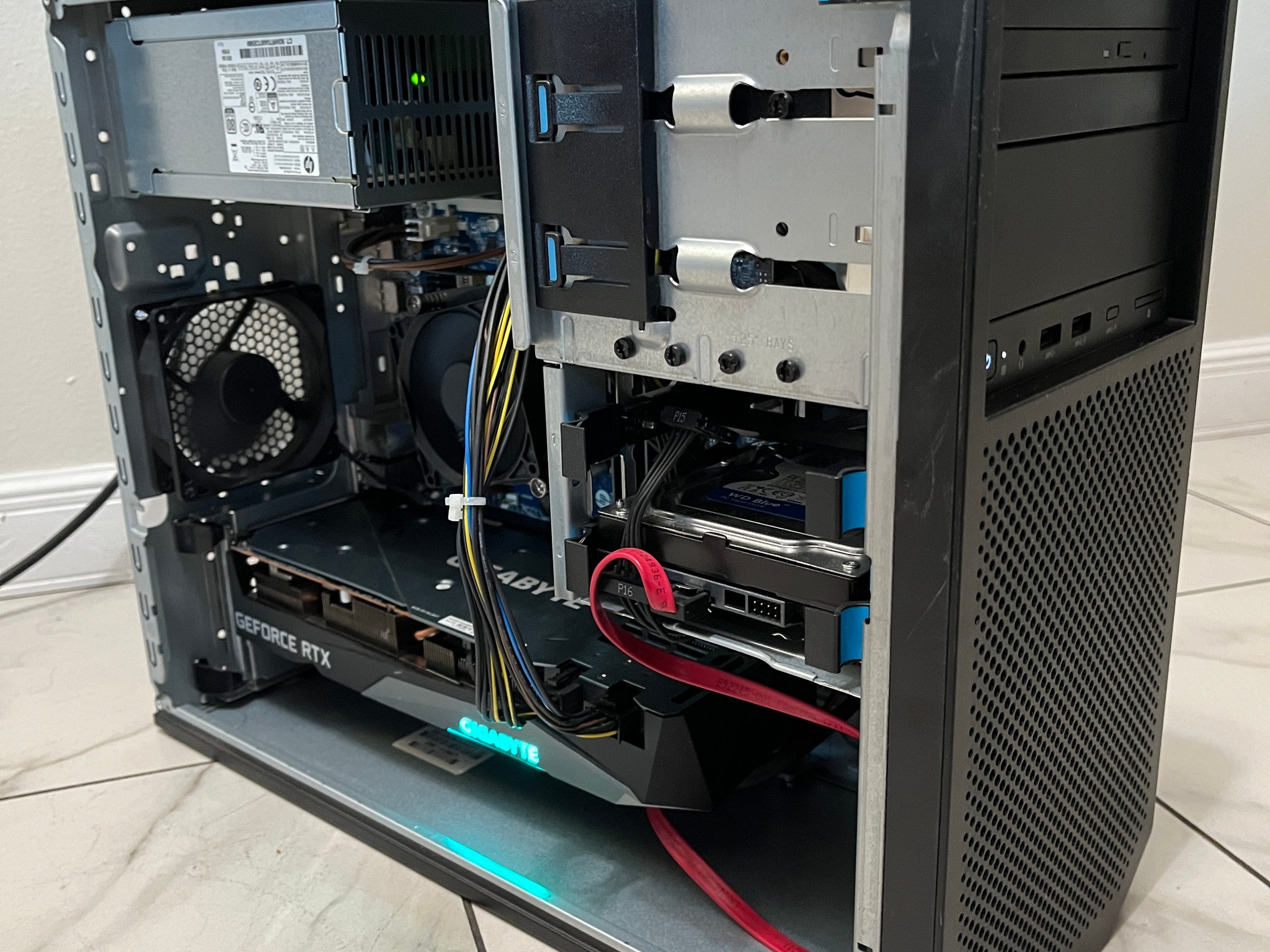 NVIDIA RTX 3070, Intel Core i7-8700, 16GB RAM, 1.2TB Storage- High FPS HP Z4 Gaming PC w/ Wi-Fi & BT