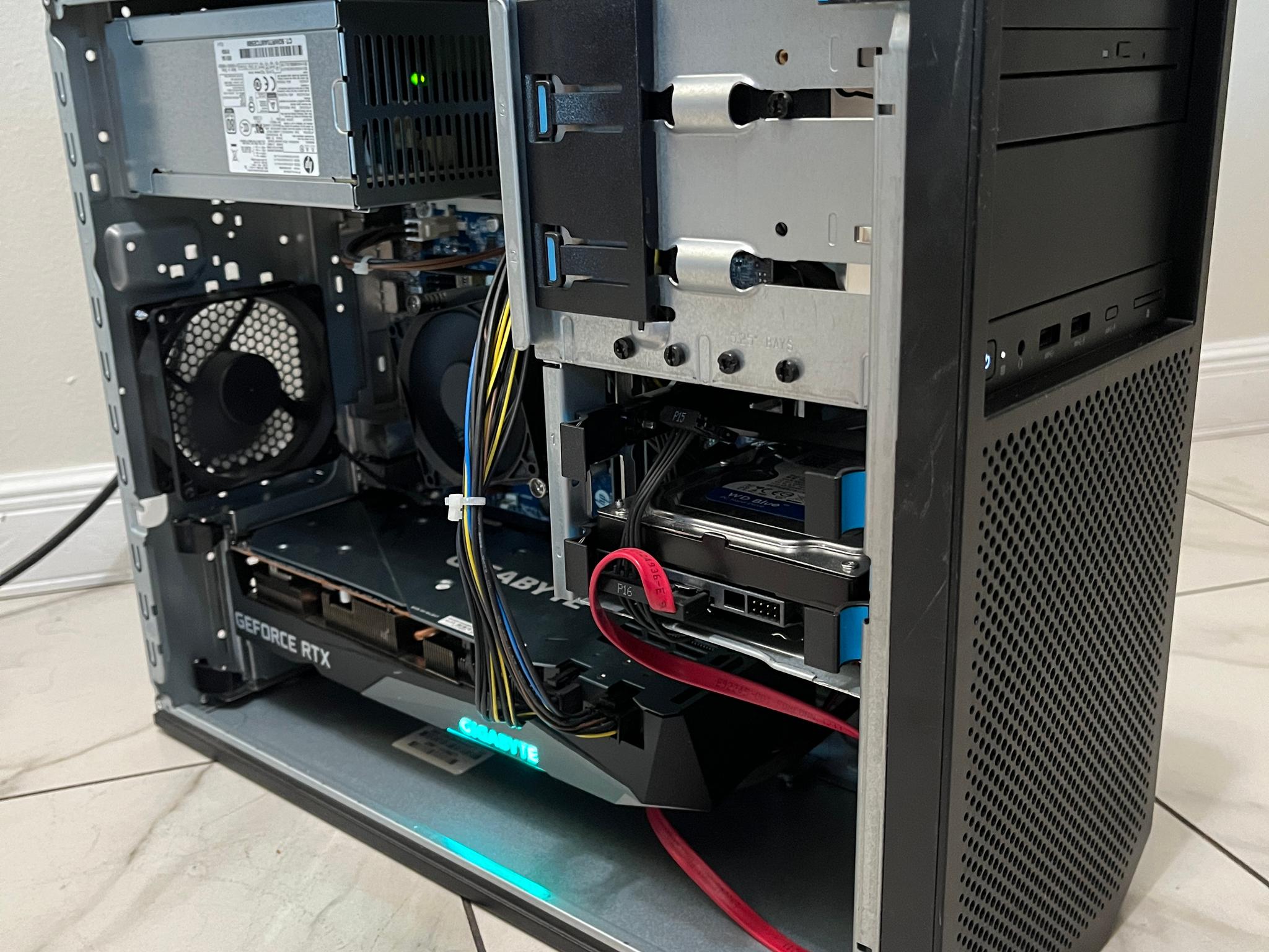 NVIDIA RTX 3070, Intel Core i7-8700, 16GB RAM, 1.2TB Storage- High FPS HP Z4 Gaming PC w/ Wi-Fi & BT