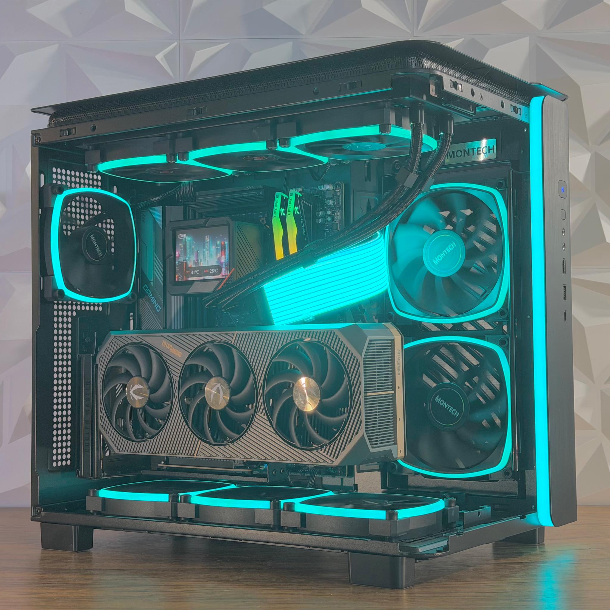 🧊 RTX 5080| Ryzen 7 9850X3D | 32GB RGB | 2TB | Windows 11 Pro “AURORA TITAN” 🧊