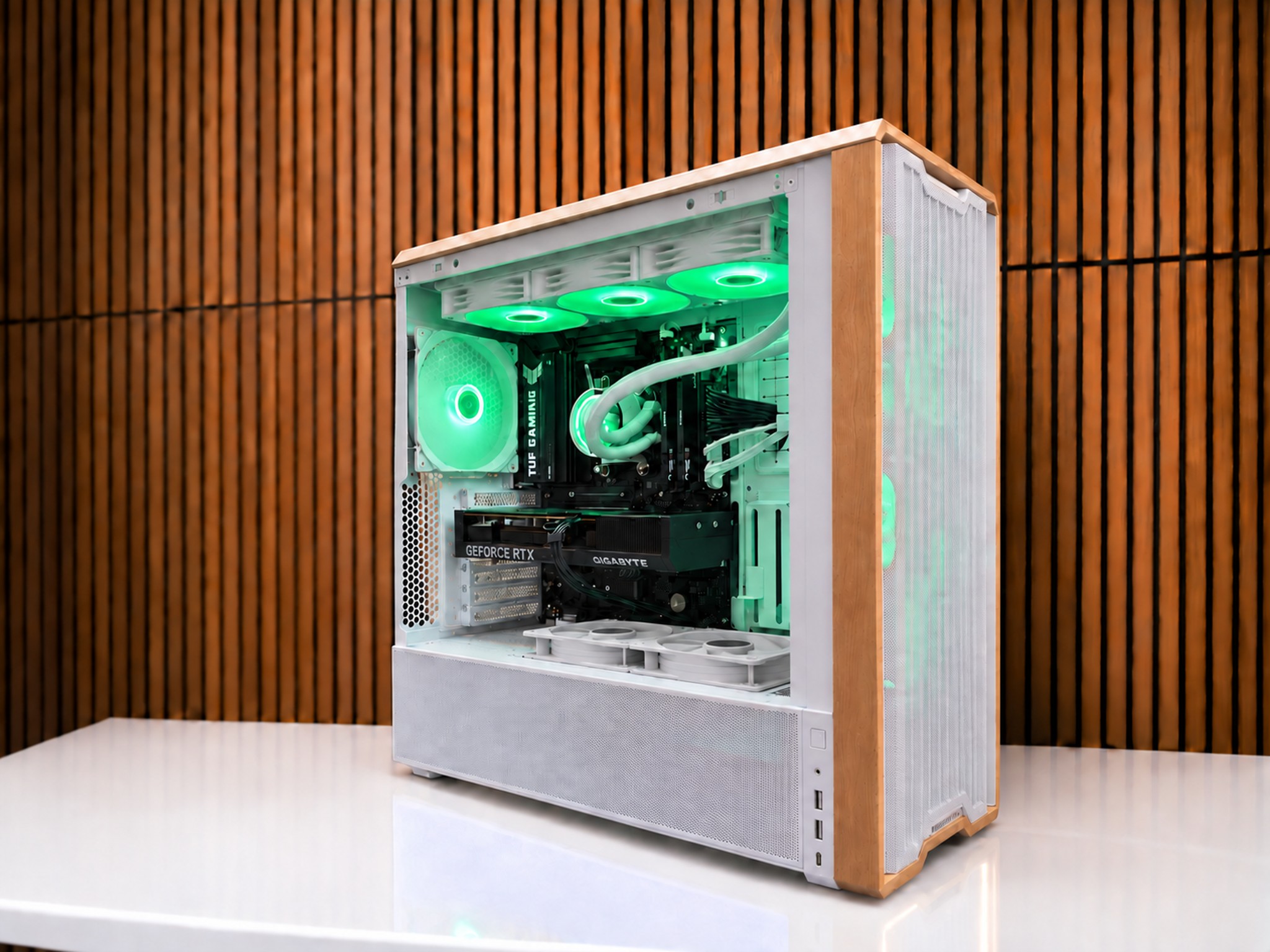 WHITE 1440P Gaming PC | RTX 4070 12GB | 7700 | 32GB DDR5 | Windows 11  WIFI | 1TB NVME