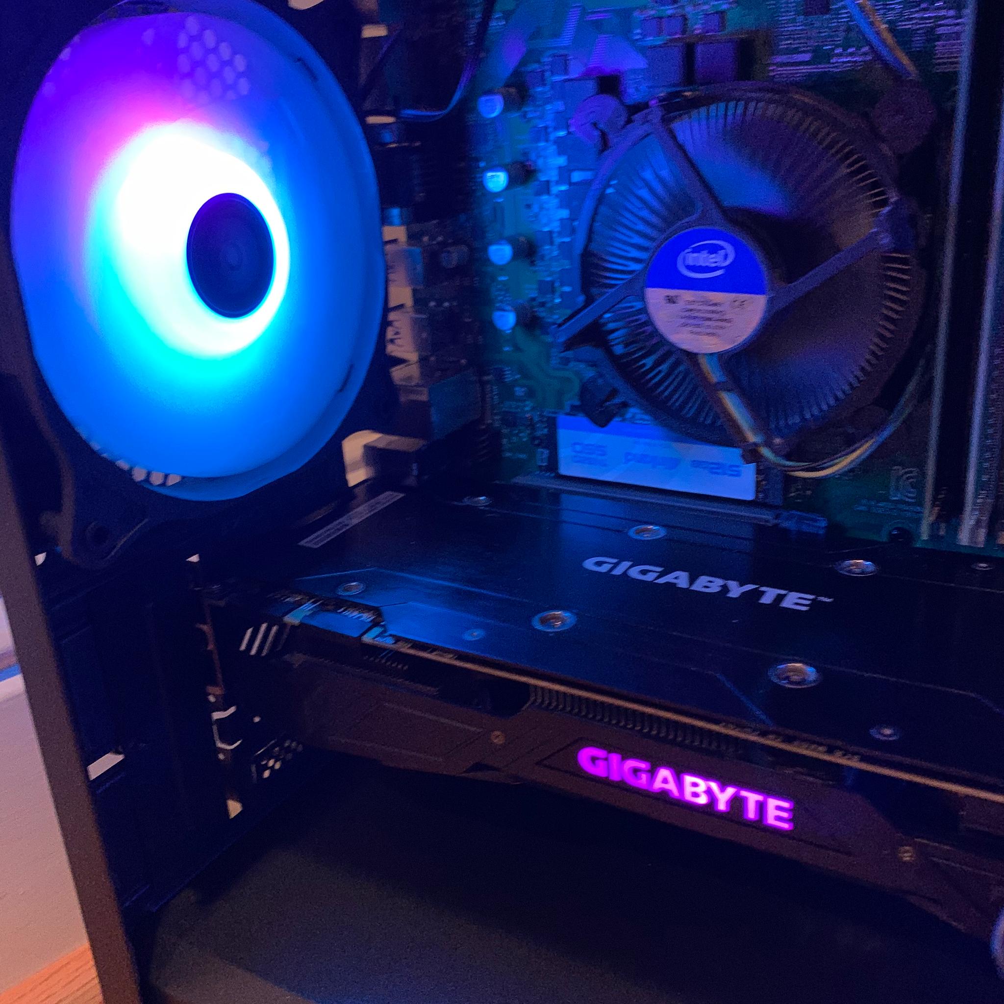 NVIDIA GTX 1070 10100f FORTNITE READY 16GB DDR4 500GB M.2 SSD ARGB LIGHTING WINDOWS 10