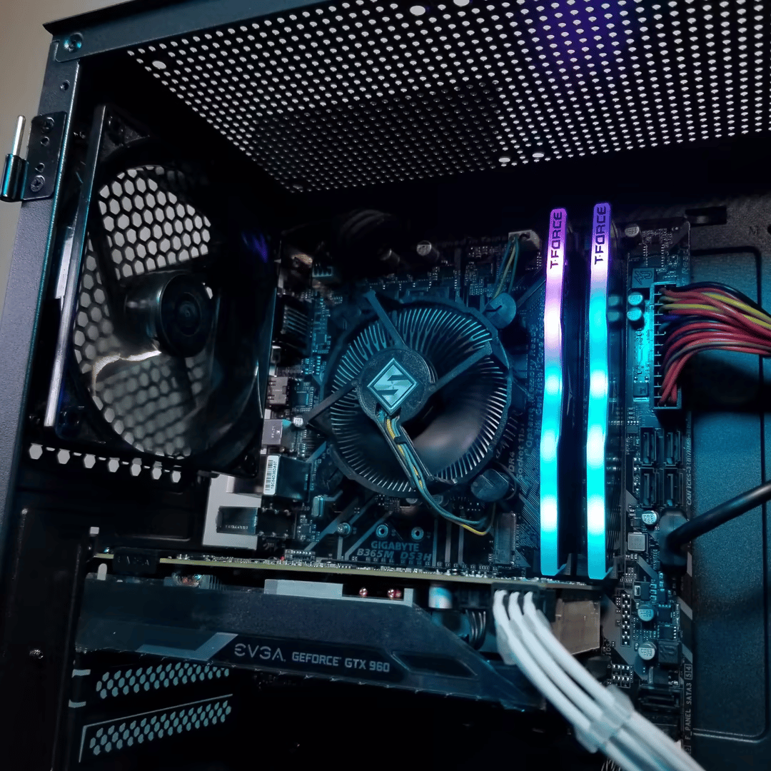 Intel core i3 9100F // EVGA GeForce GTX 960