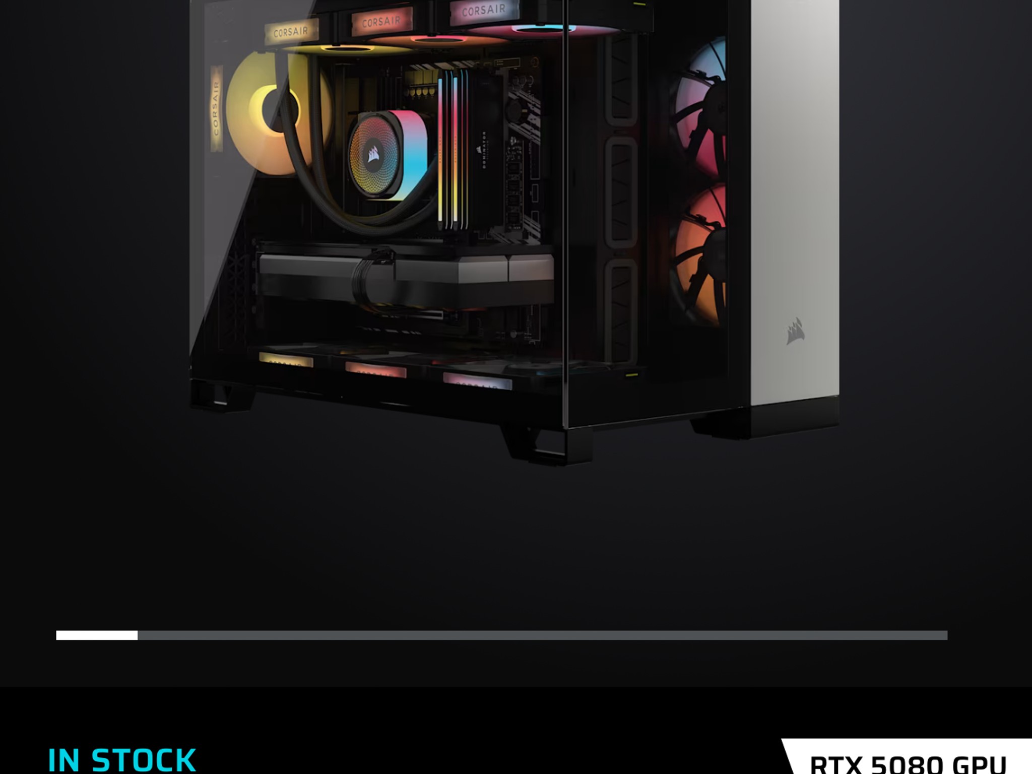 ⚫️💎Corsair vengeance 4K RTX 5080 ⚫️💎 i9-14900KF⚫️💎 W11 pro ⚫️💎 32gb Ram ⚫️💎2Tb storage