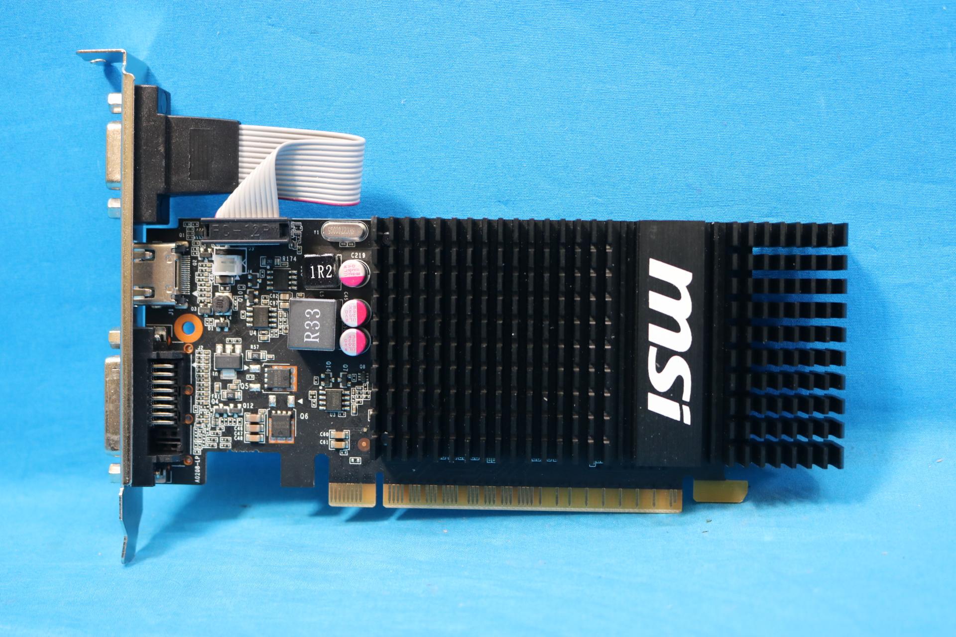 MSI GeForce GT 720 1GB GDDR3 Fanless Low-Profile PCIe Desktop GPU - 4219739900