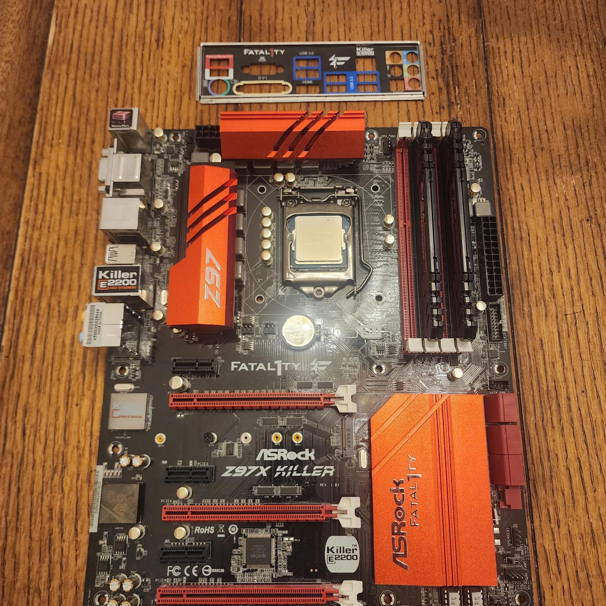 Motherboard Bundle 2! ASRock Z97X, i5 4690k, and 16gb DDR3 1866