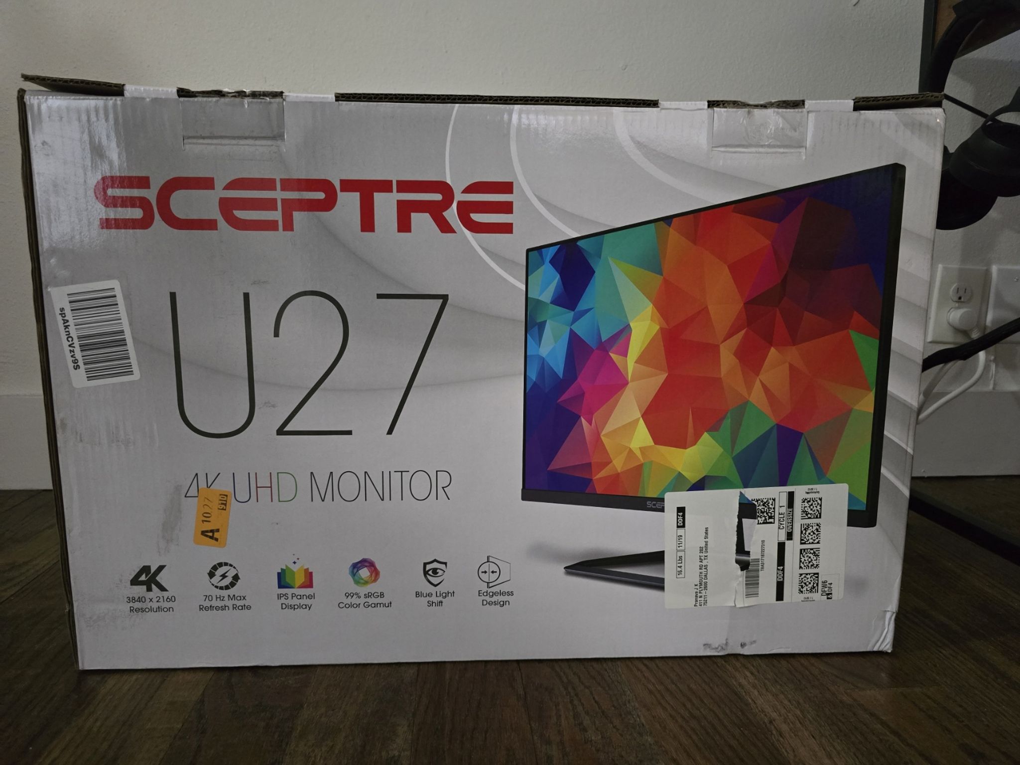 🔥 Sceptre 27” 4K 70Hz IPS Monitor | 99% sRGB | Built-in Speakers | Excellent Condition!