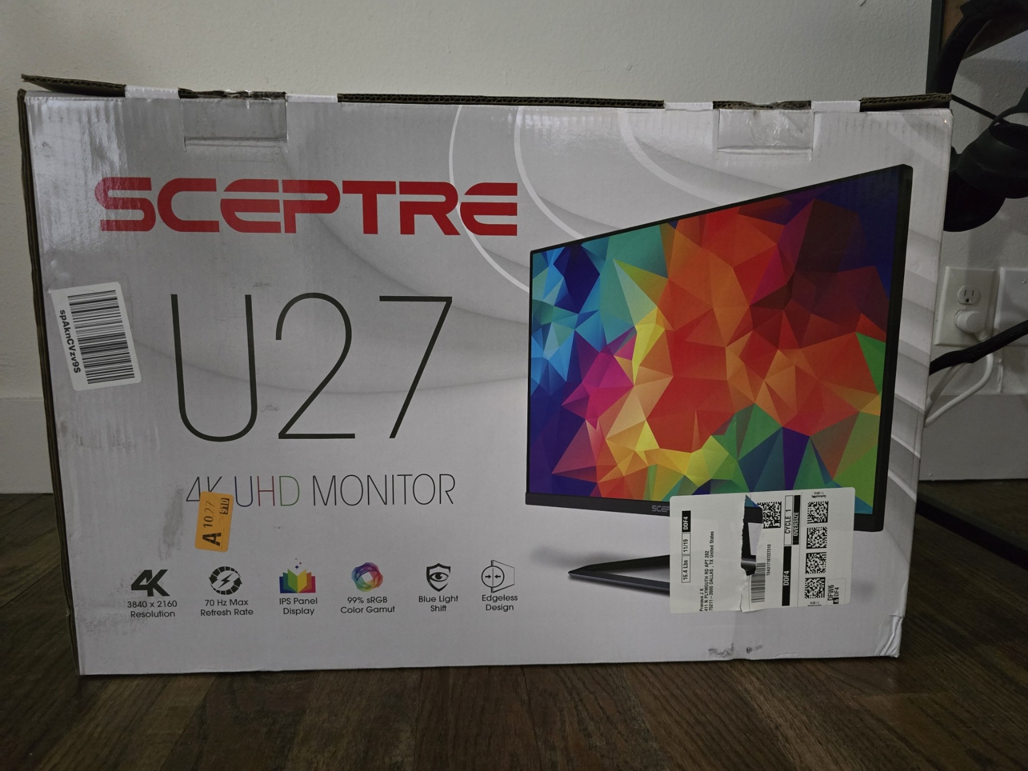 🔥 Sceptre 27” 4K 70Hz IPS Monitor | 99% sRGB | Built-in Speakers | Excellent Condition!