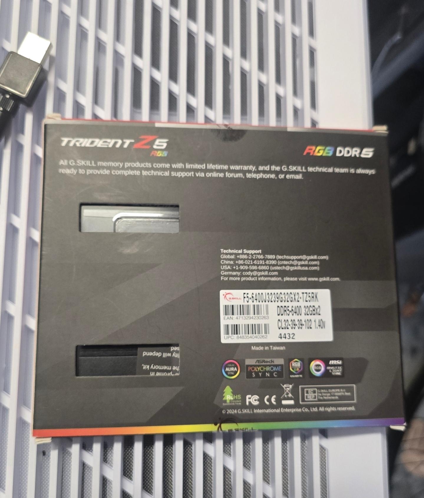 G.Skill Trident Z5 Neo RGB 64GB DDR5-6000 (2x32GB)