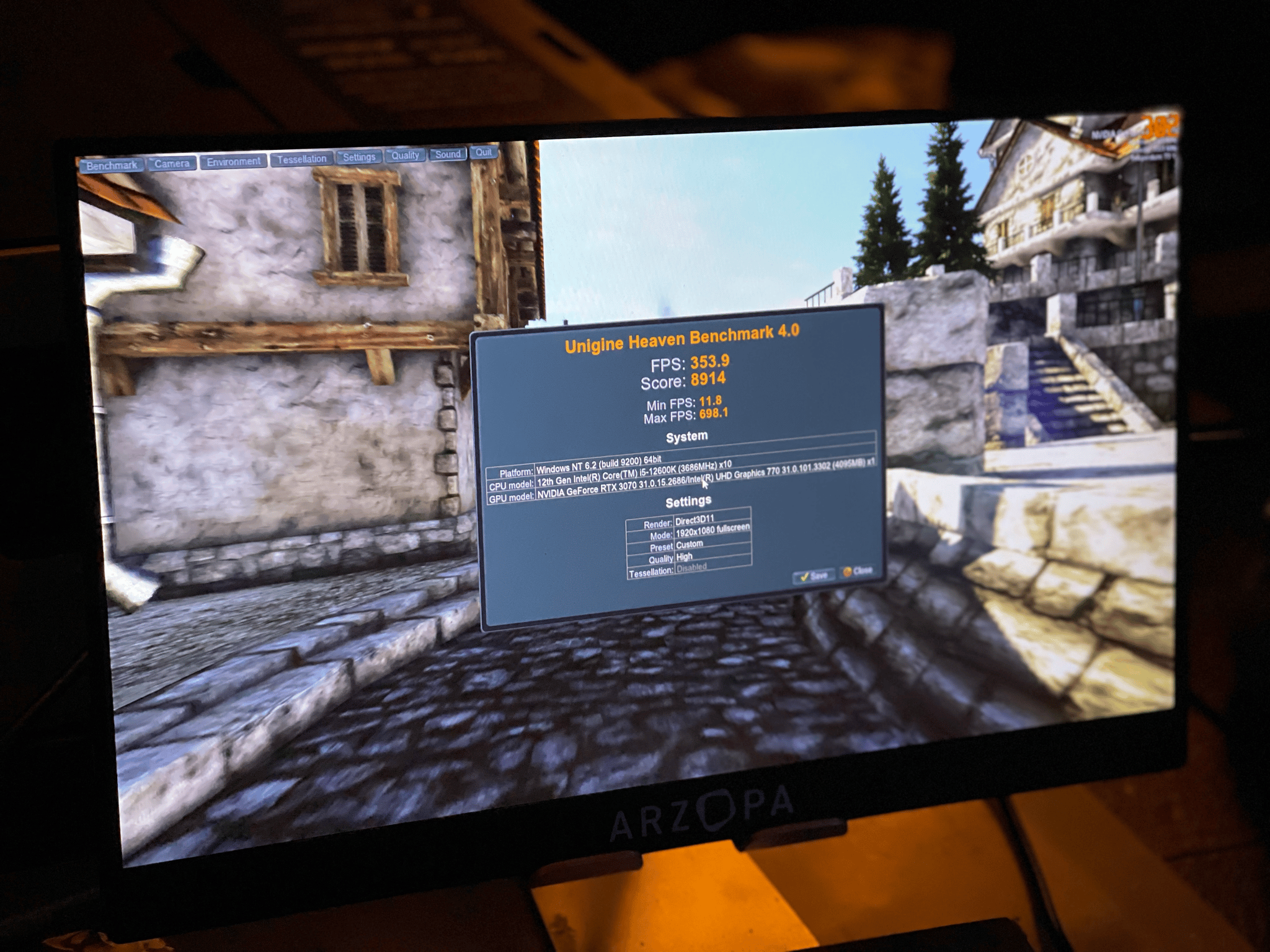 Stay Frosty ❄️ RTX 3070 FE, Intel 12600K, 32GB 3600, 1TB nvMe, MAG Mortar, Wifi 6