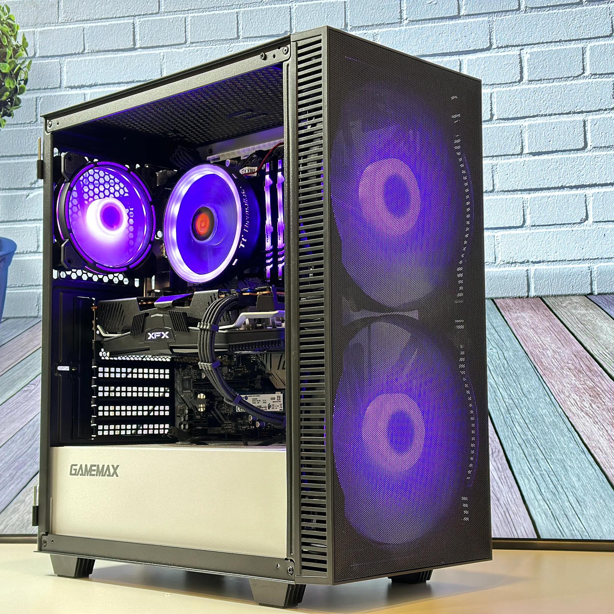 🪀Gaming PC🪀 AMD RX 5600XT 🪀Ryzen 5 4500 6-Core 🪀16GB DDR4 RAM🪀500GB NVME SSD