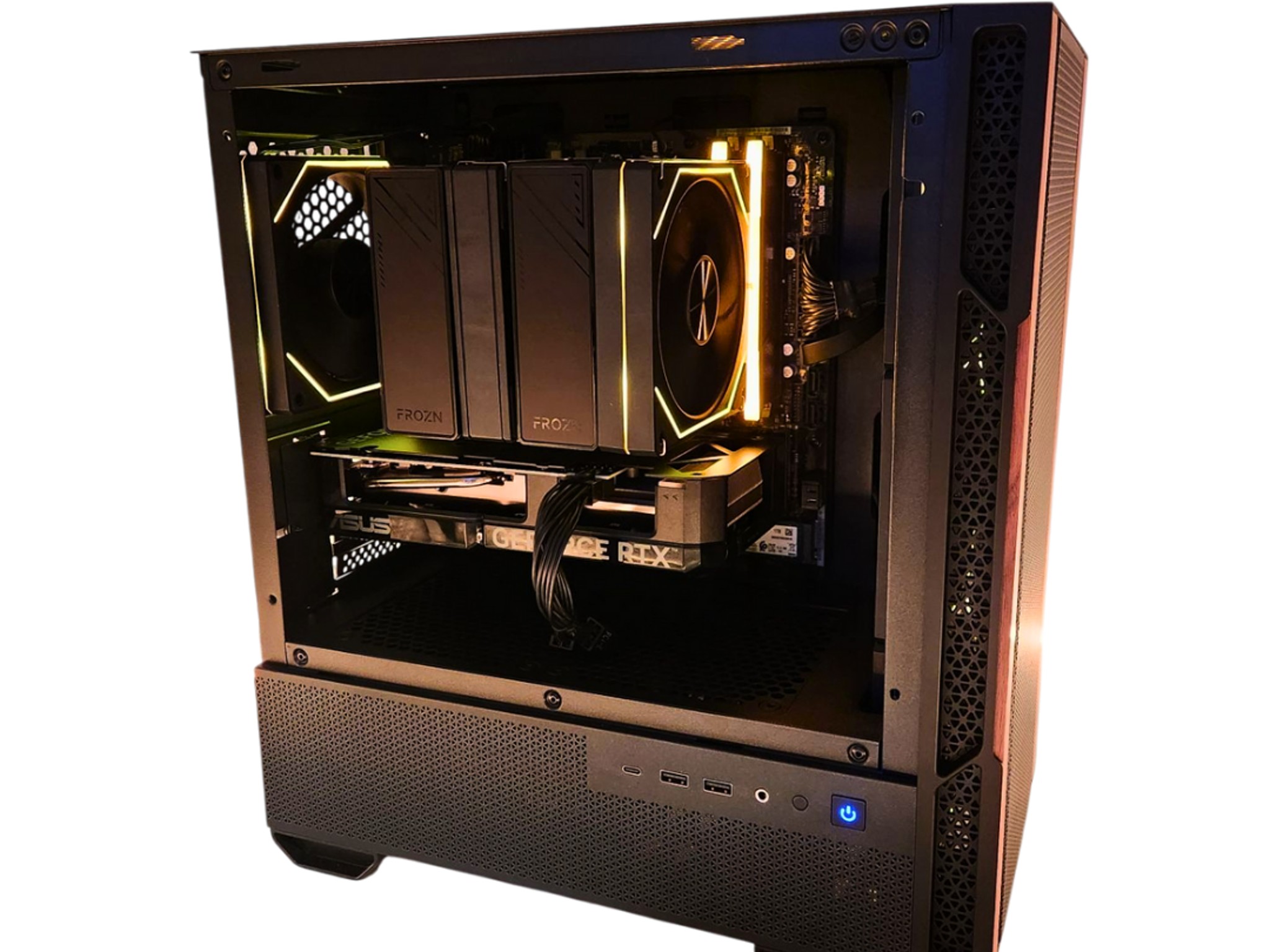 🪵 Timeless 🕑: RTX 4070 | Ryzen 7500F | 32GB DDR5 RAM | 1TB SSD | 5 RGB Fans | Black Wood Gaming PC