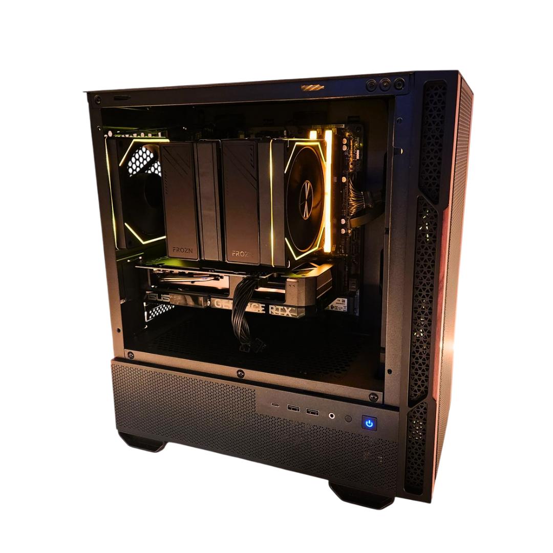 🪵 Timeless 🕑: RTX 4070 | Ryzen 7500F | 32GB DDR5 RAM | 1TB SSD | 5 RGB Fans | Black Wood Gaming PC