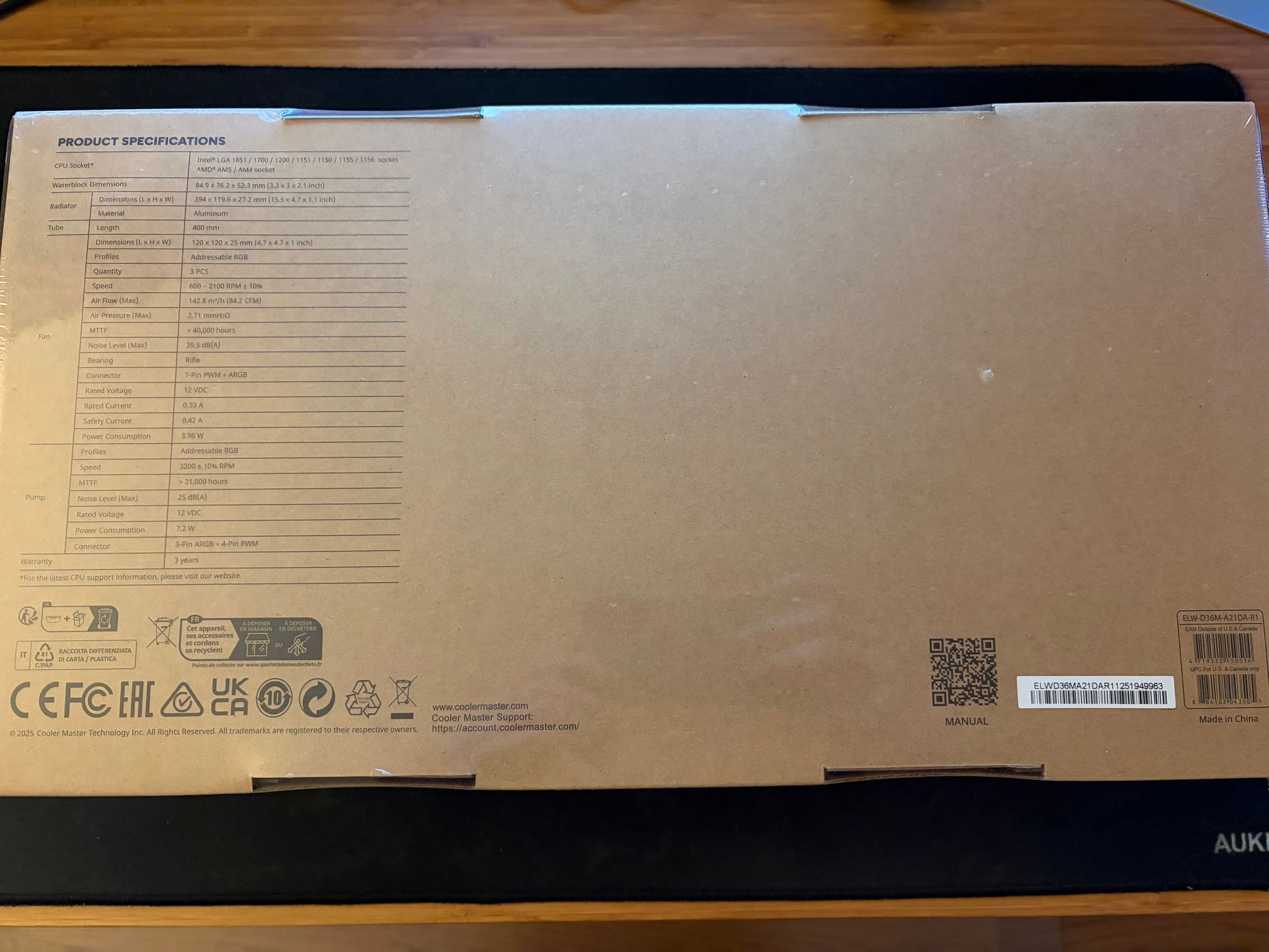 Cooler Master 360 Elite Liquid CPU Liquid Cooler