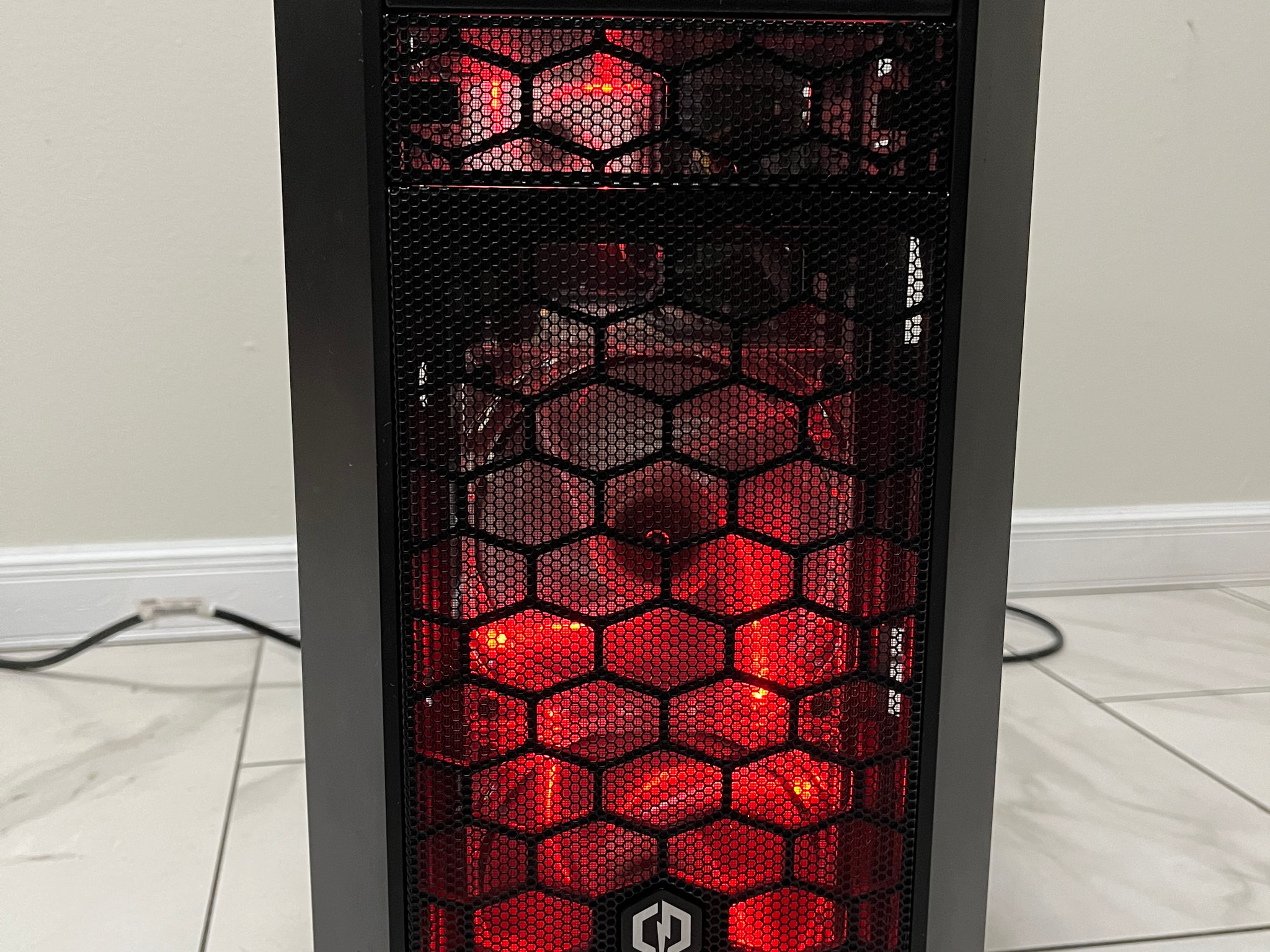 NVIDIA RTX 2080, Intel Core i3-12100, 16GB RAM, 512GB SSD - Gaming PC w/ Wi-Fi & BT *Missing R Panel