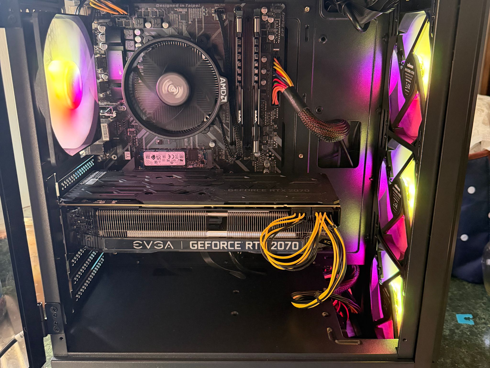 GeForce RTX 2070 Custom Gaming PC - Ryzen 5 3600