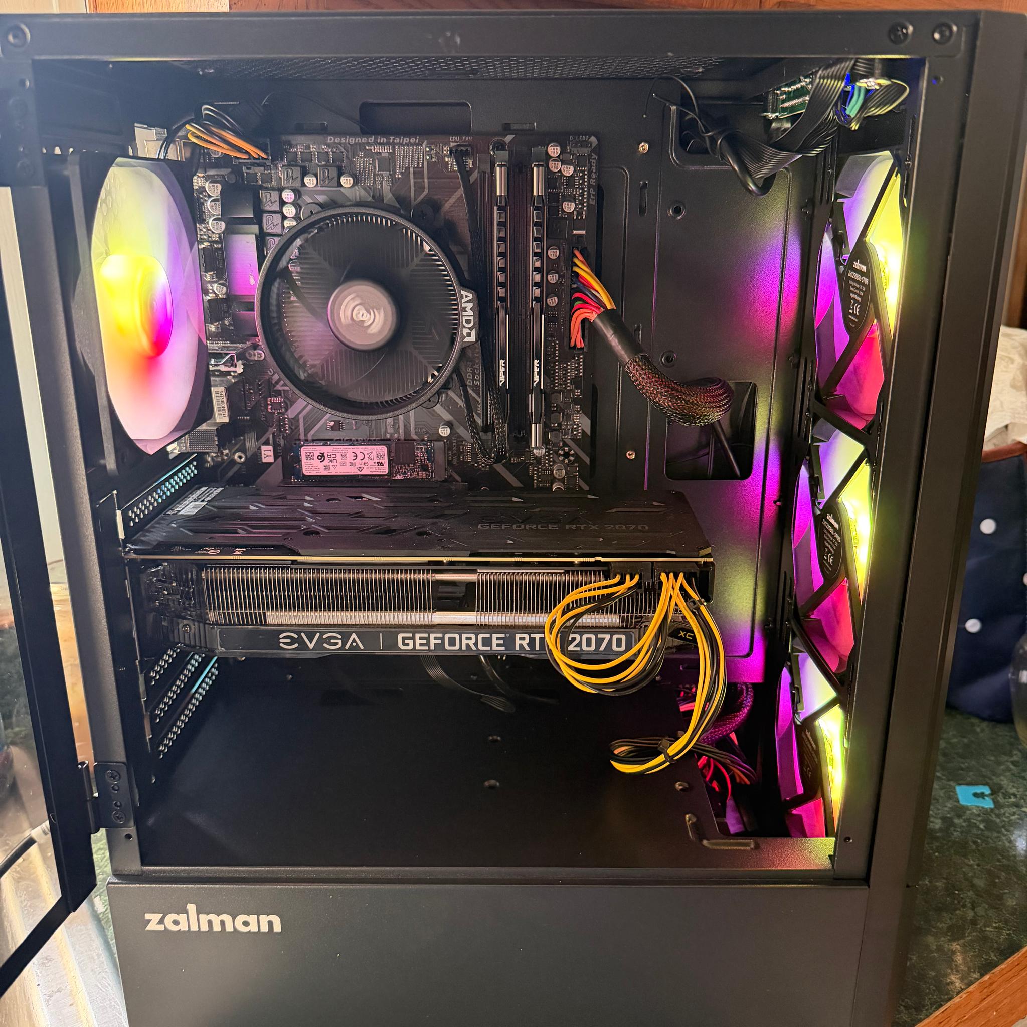 GeForce RTX 2070 Custom Gaming PC - Ryzen 5 3600
