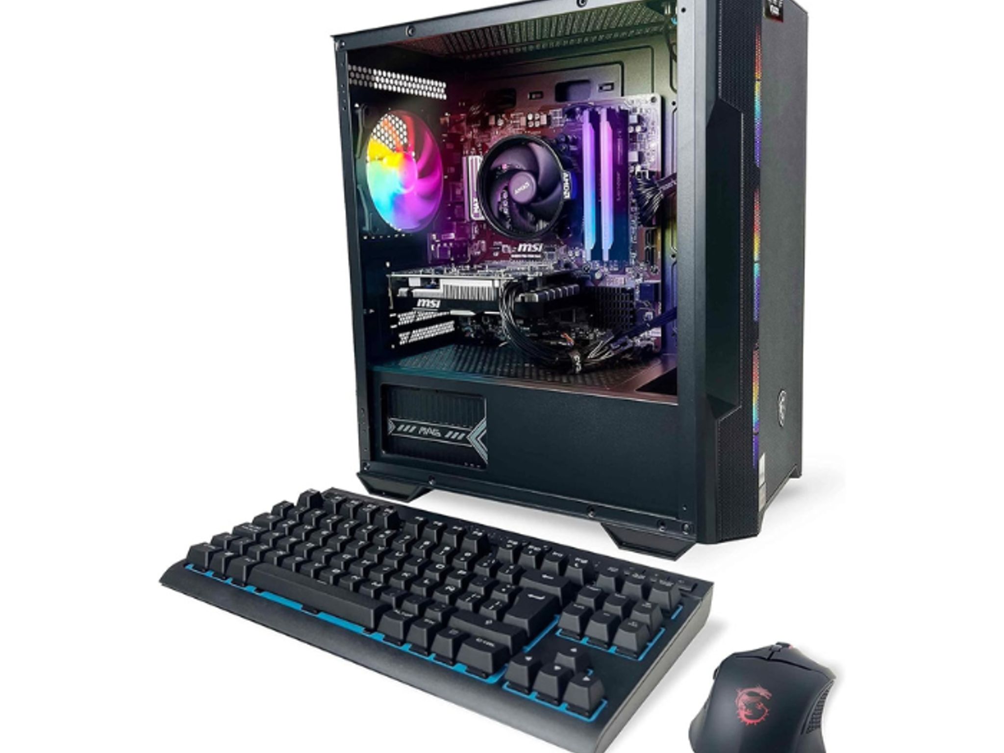 Pc Ryzen 5 5600X, 16Gb Ram DDR4-3600, 1 Tb Ssd M.2 NVME, Geforce RTX 3060 12GB, Windows 11 Home