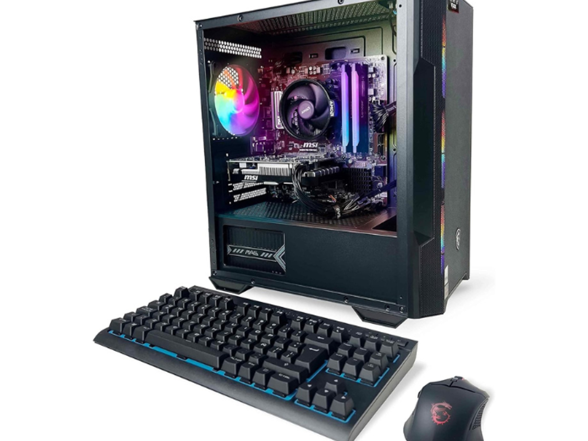 Pc Ryzen 5 5600X, 16Gb Ram DDR4-3600, 1 Tb Ssd M.2 NVME, Geforce RTX 3060 12GB, Windows 11 Home