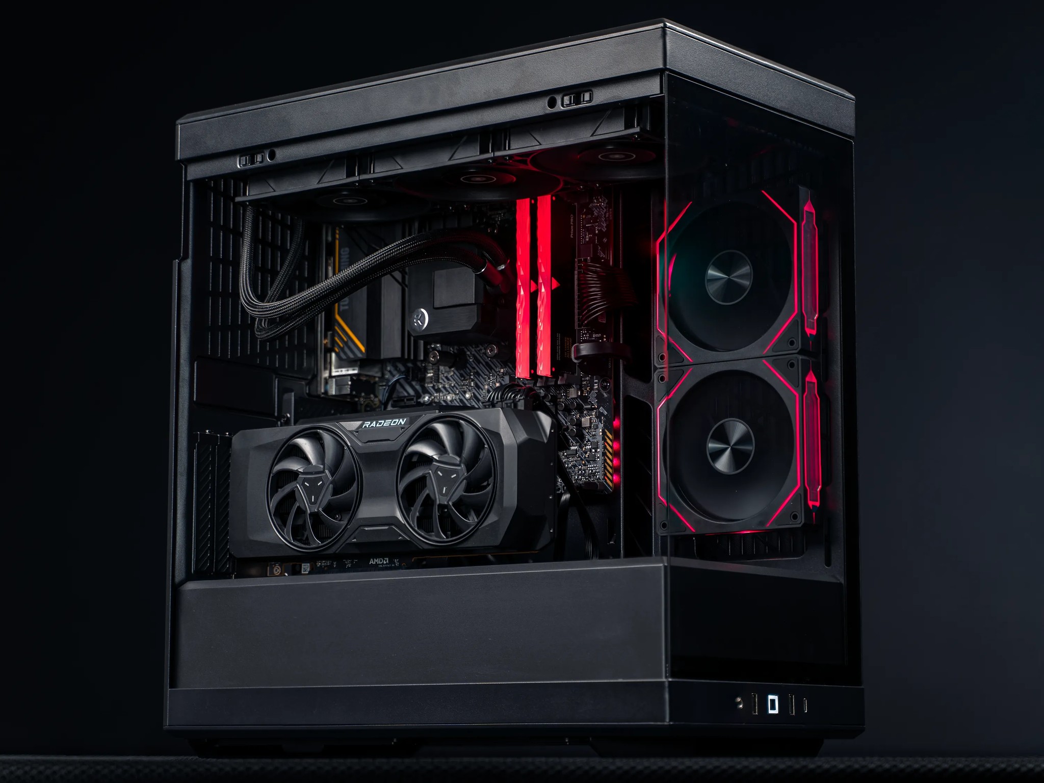 “Predark-OC” RX 7800 XT Ryzen 7 32GB Windows 11 Pro 2TB Workstation Gaming PC