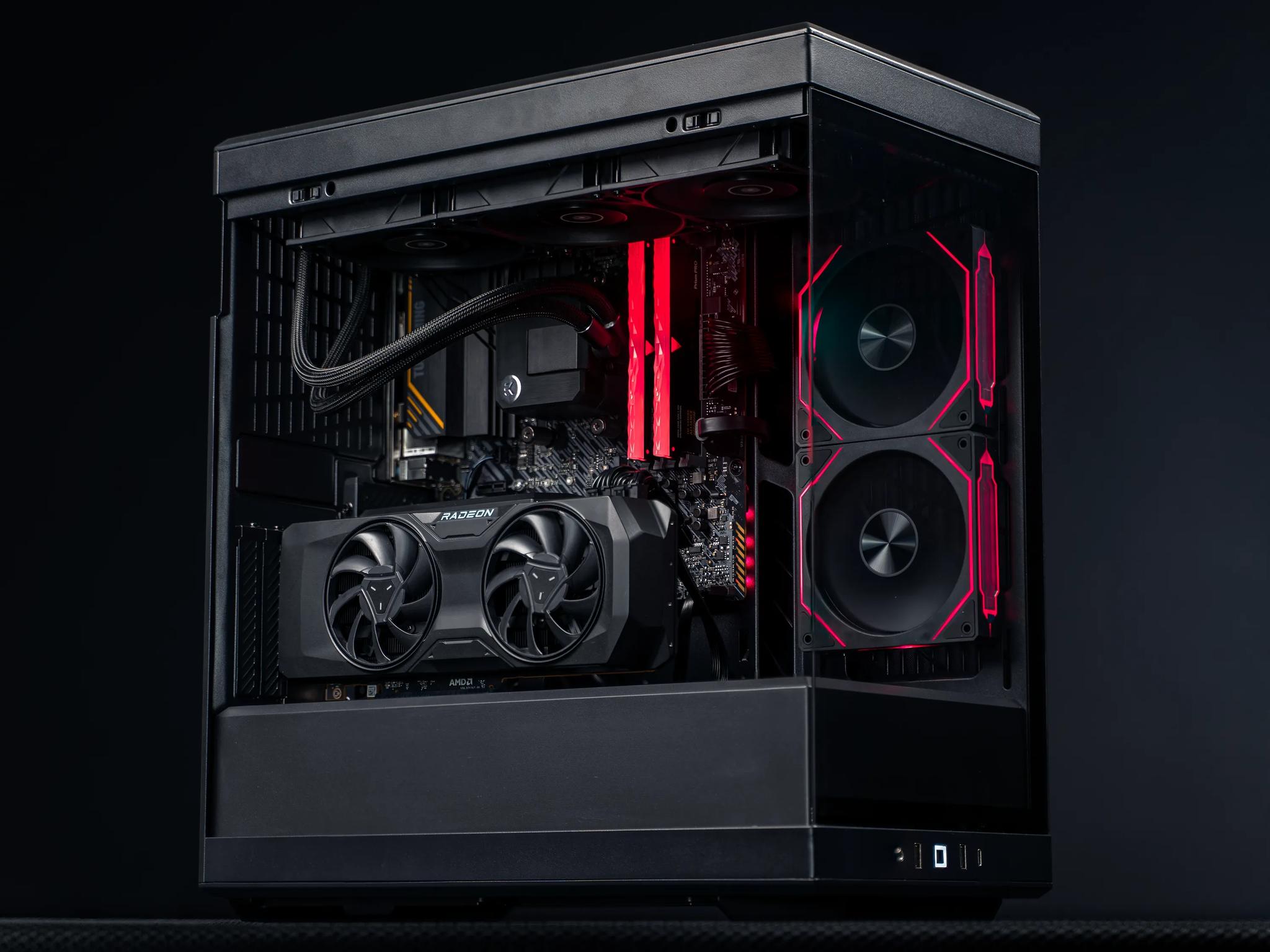 “Predark-OC” RX 7800 XT Ryzen 7 32GB Windows 11 Pro 2TB Workstation Gaming PC