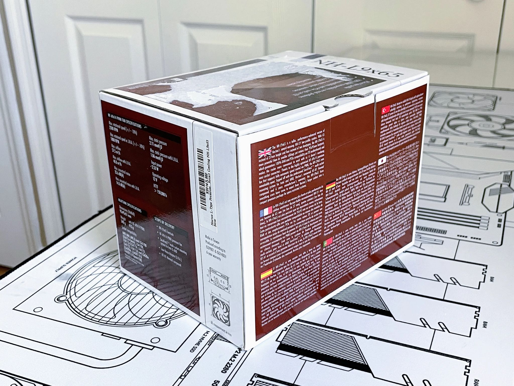 Noctua NH-L9x65 L-TYPE LOW-PROFILE CPU COOLER - Intel and AMD