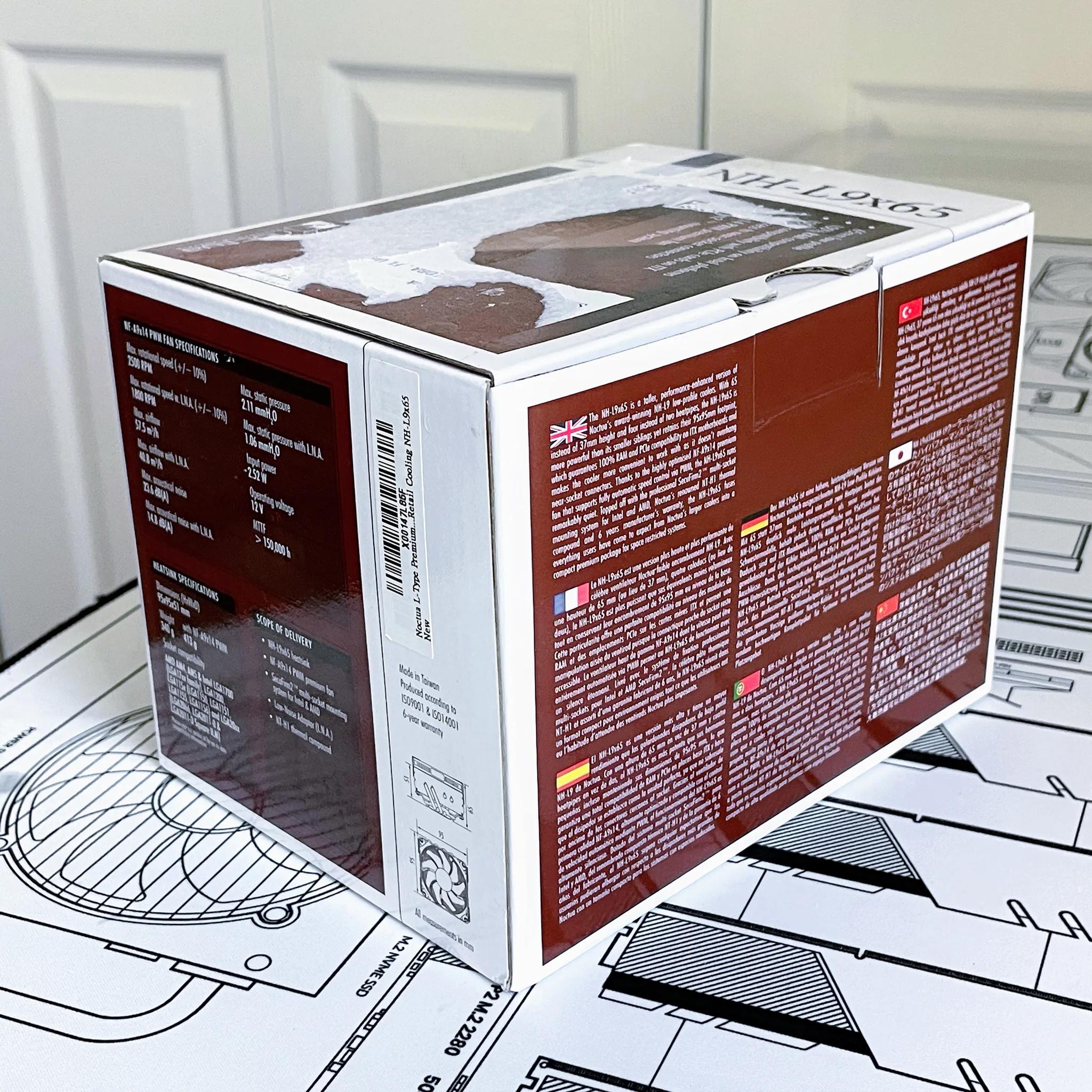 Noctua NH-L9x65 L-TYPE LOW-PROFILE CPU COOLER - Intel and AMD