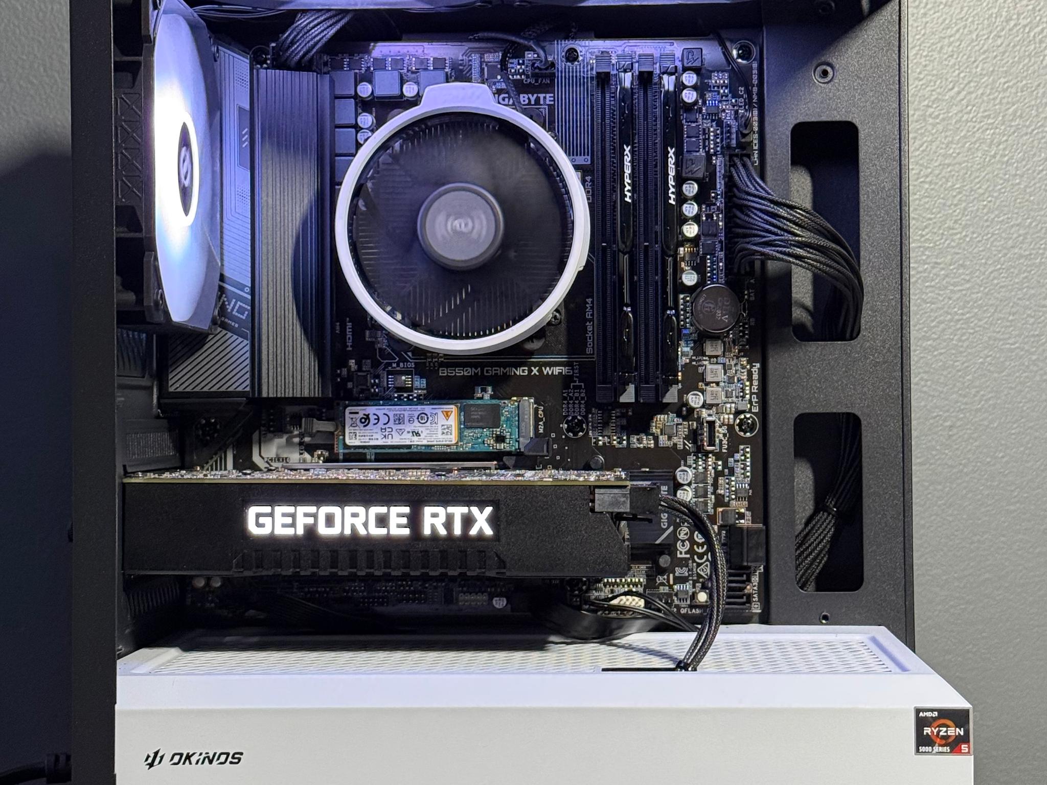 RTX Gaming PC- Ryzen 5500, RTX 2060, 16GB RAM, 512GB SSD