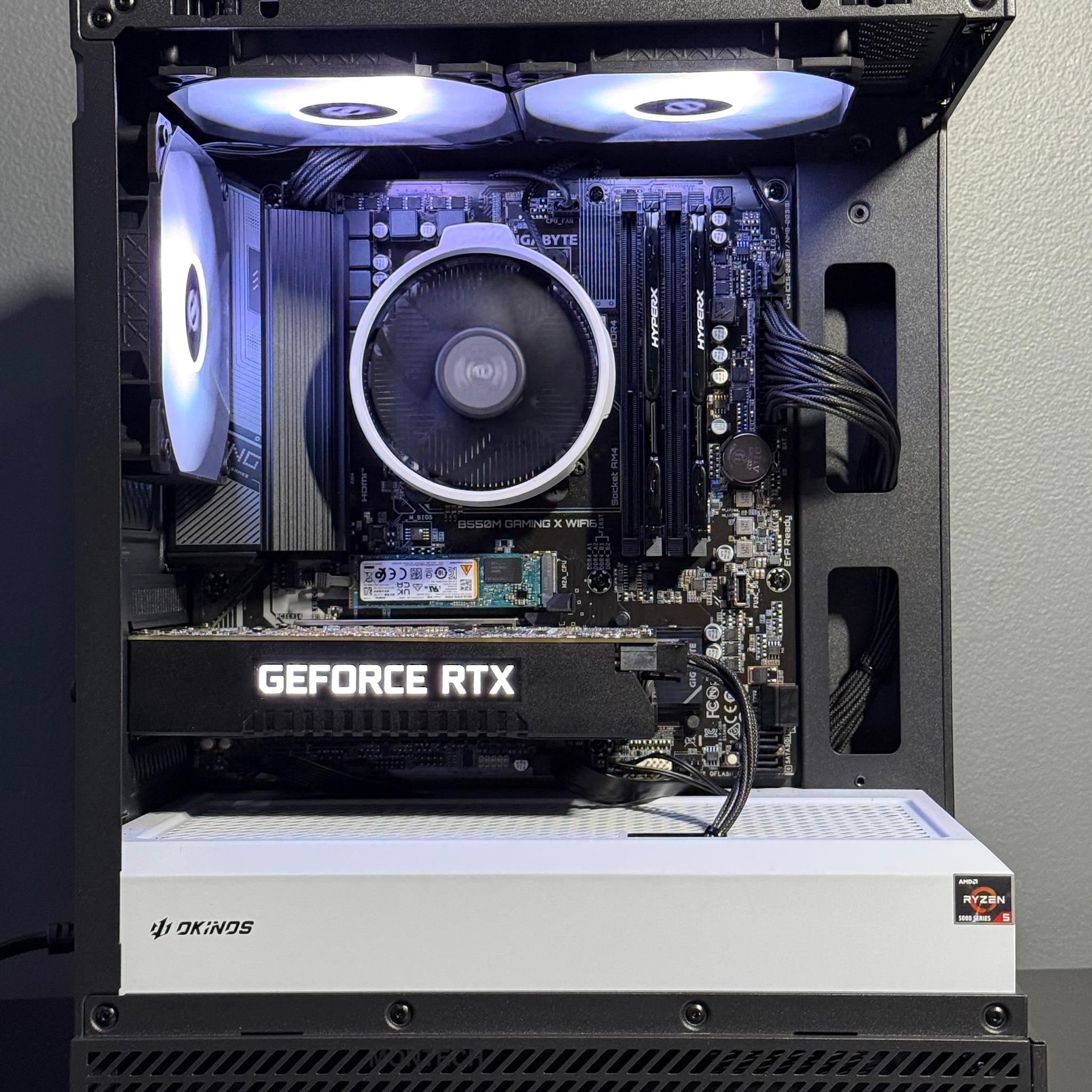 RTX Gaming PC- Ryzen 5500, RTX 2060, 16GB RAM, 512GB SSD