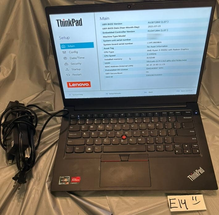 Lenovo E14 Gen 3 For Sale