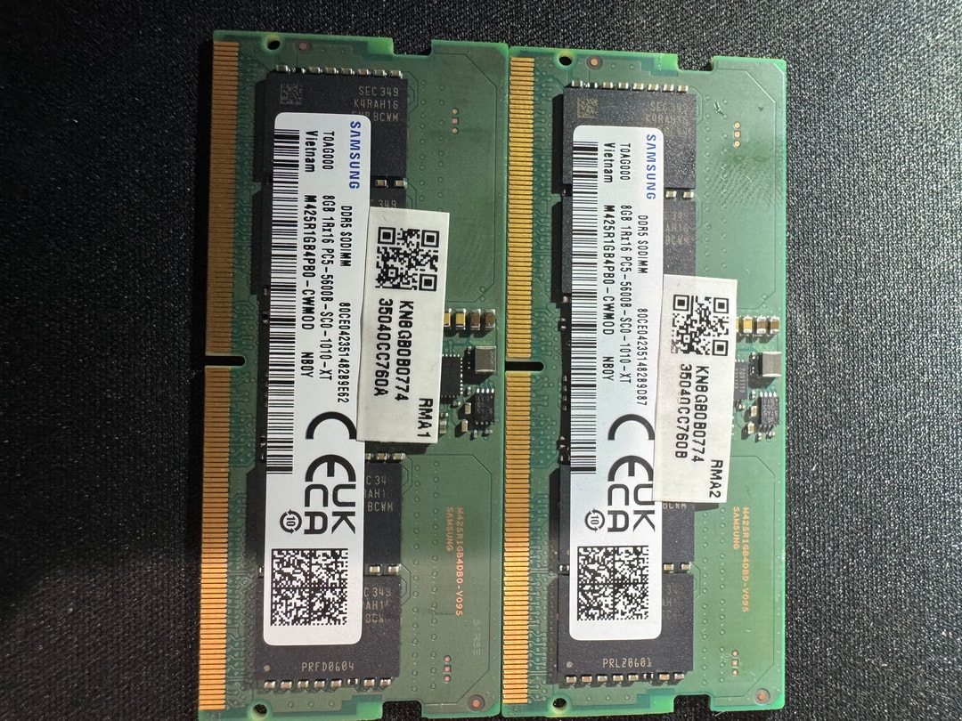 Samsung 16GB (2x8GB) DDR5 5600MHz SODIMM Laptop RAM | Jawa
