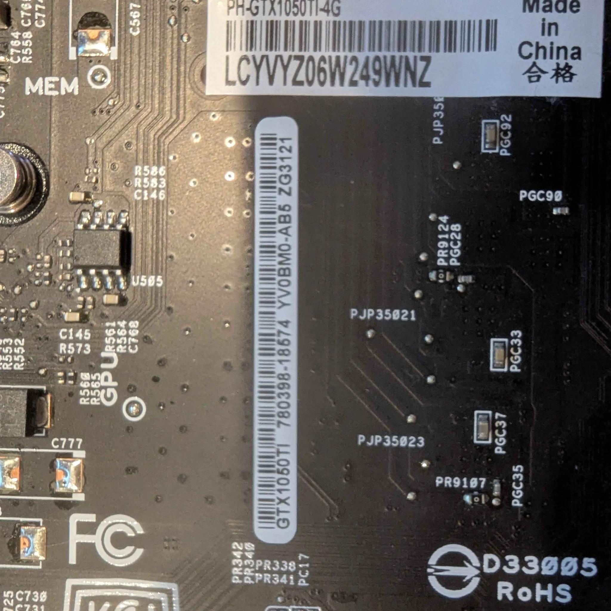 ASUS GTX 1050TI
