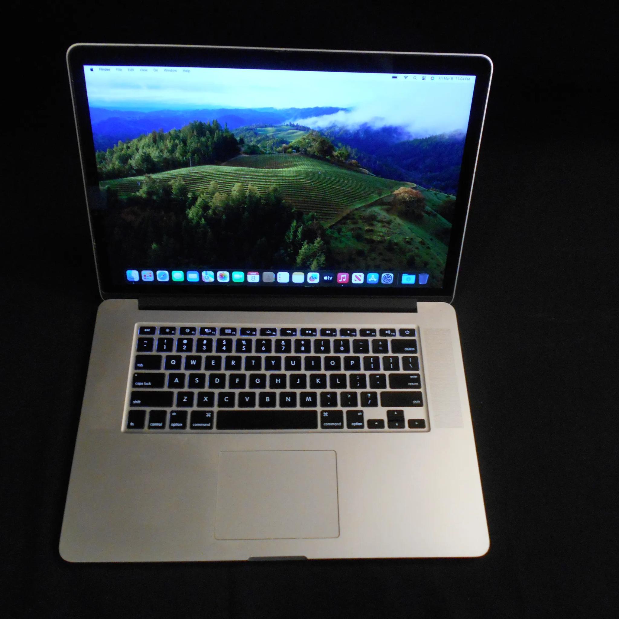 Macbook Pro 15 Inch Retina With Box Updated To Sonoma