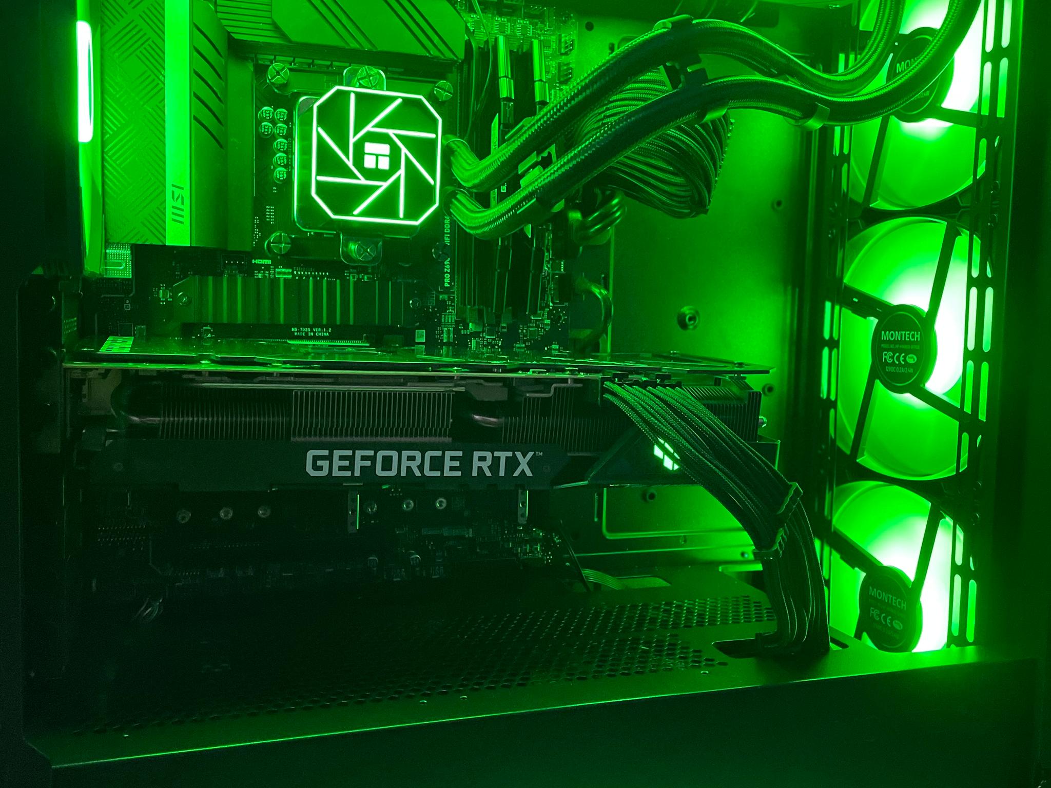 🖤🤍RTX 3080 | 12600KF | 16GB | 1TB M.2 | Windows 11 Home | BLACK Gaming PC🤍🖤