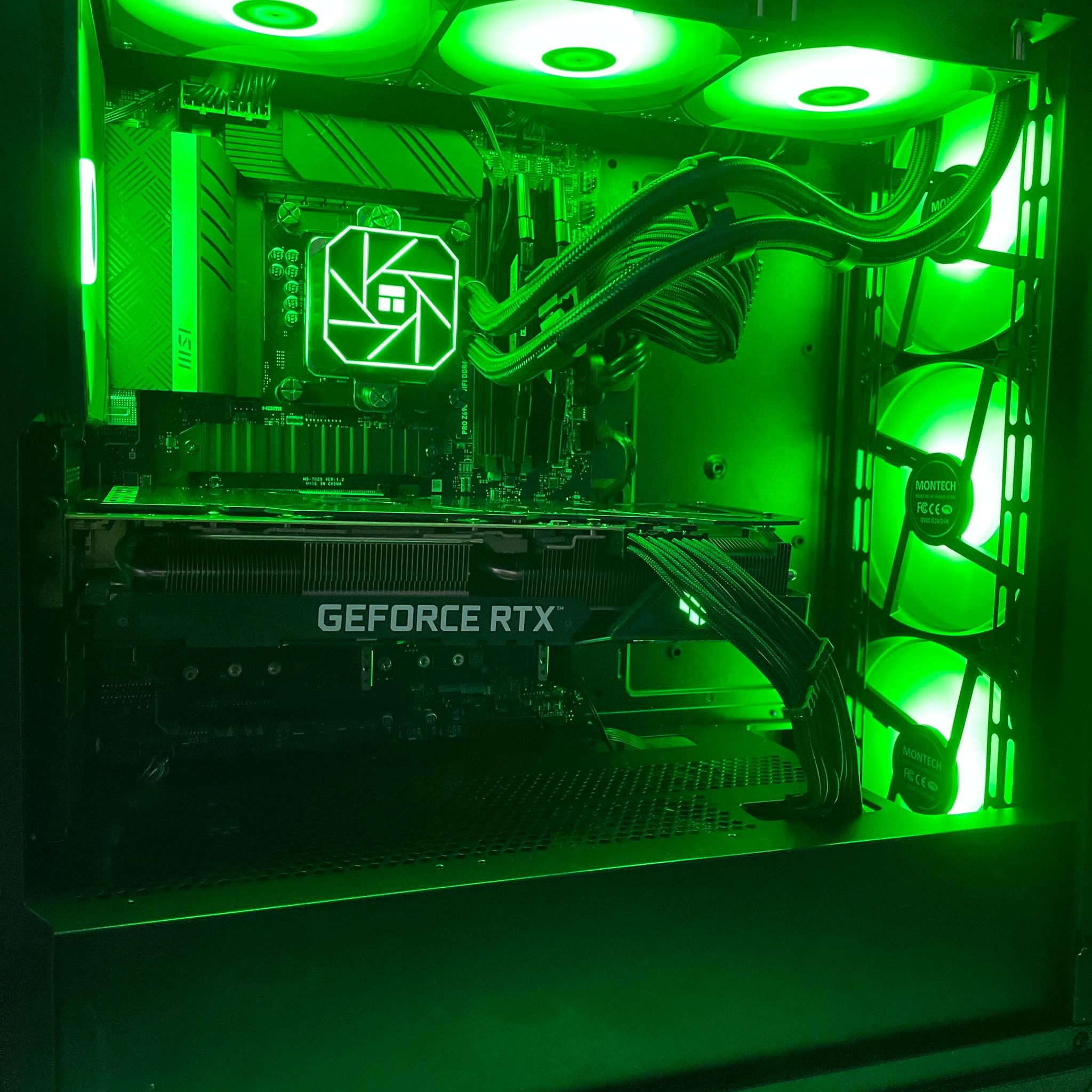 🖤🤍RTX 3080 | 12600KF | 16GB | 1TB M.2 | Windows 11 Home | BLACK Gaming PC🤍🖤