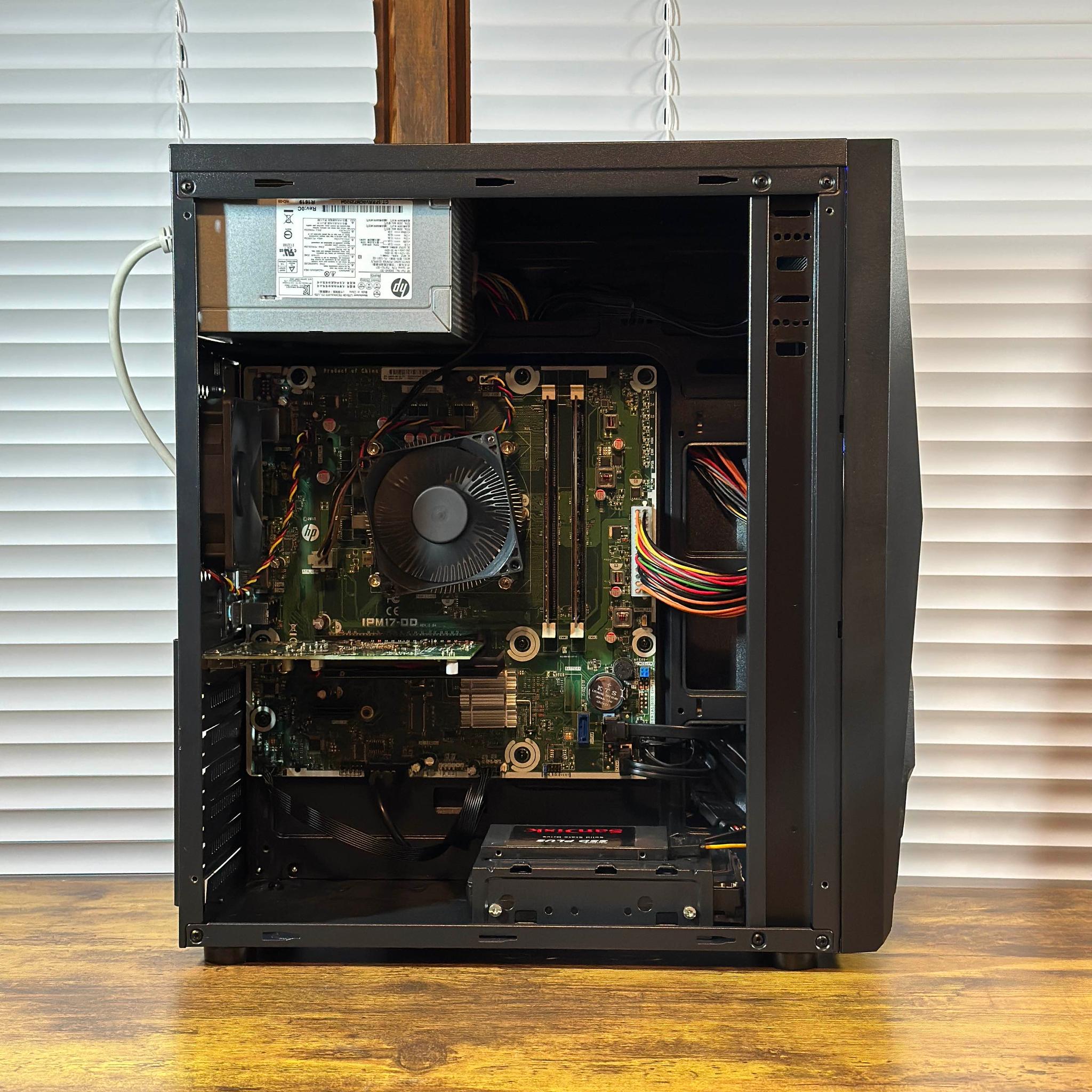 AMD 4GB GPU | Intel i5 6400 | 12GB DDR3 | 1.25TB Storage | Win11 | WIFI | 1080P Budget Gaming PC