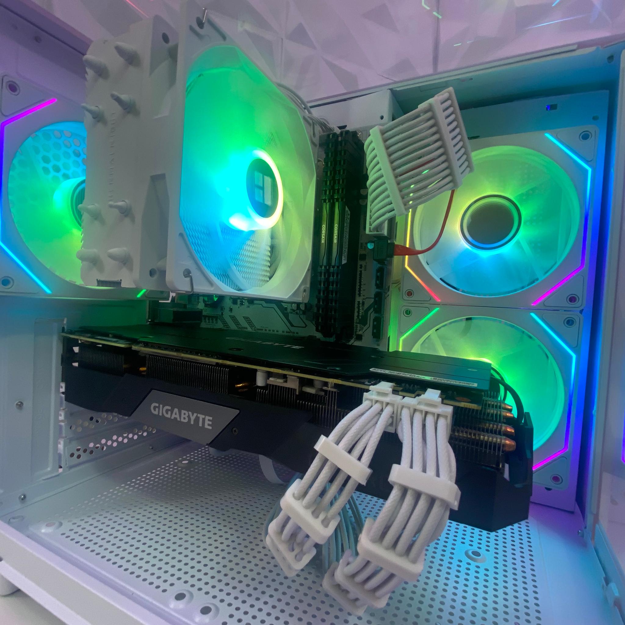 🎅🎅 White Elite Build – Ryzen 5 3600 + RTX 2070 Super 8GB | 1080p/1440p High FPS Ready