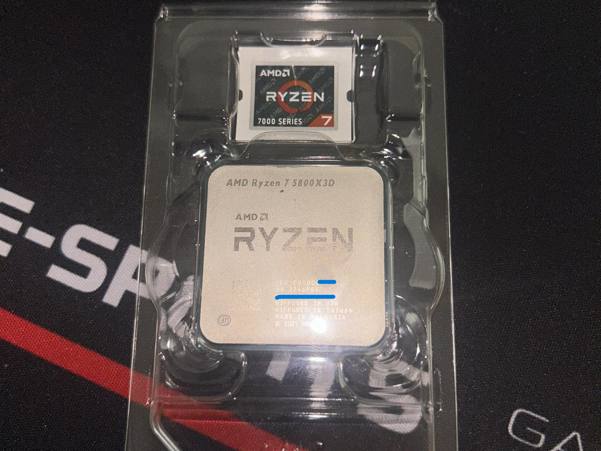 Like New - Ryzen 7 5800X3D 3.4 GHz 8-Core Processor
